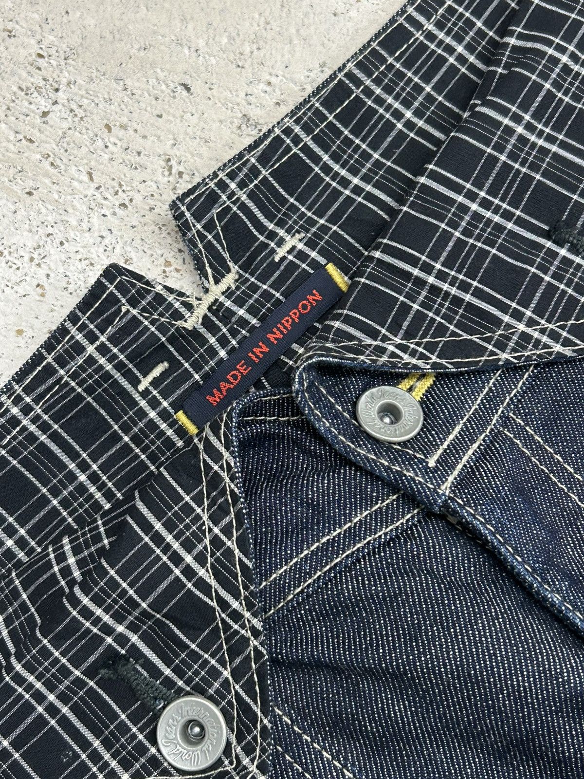 Hysteric Glamour Vintage Et Boite Jeans Wide Leg Flare Indigo Unisex Size 31" - 7 Thumbnail