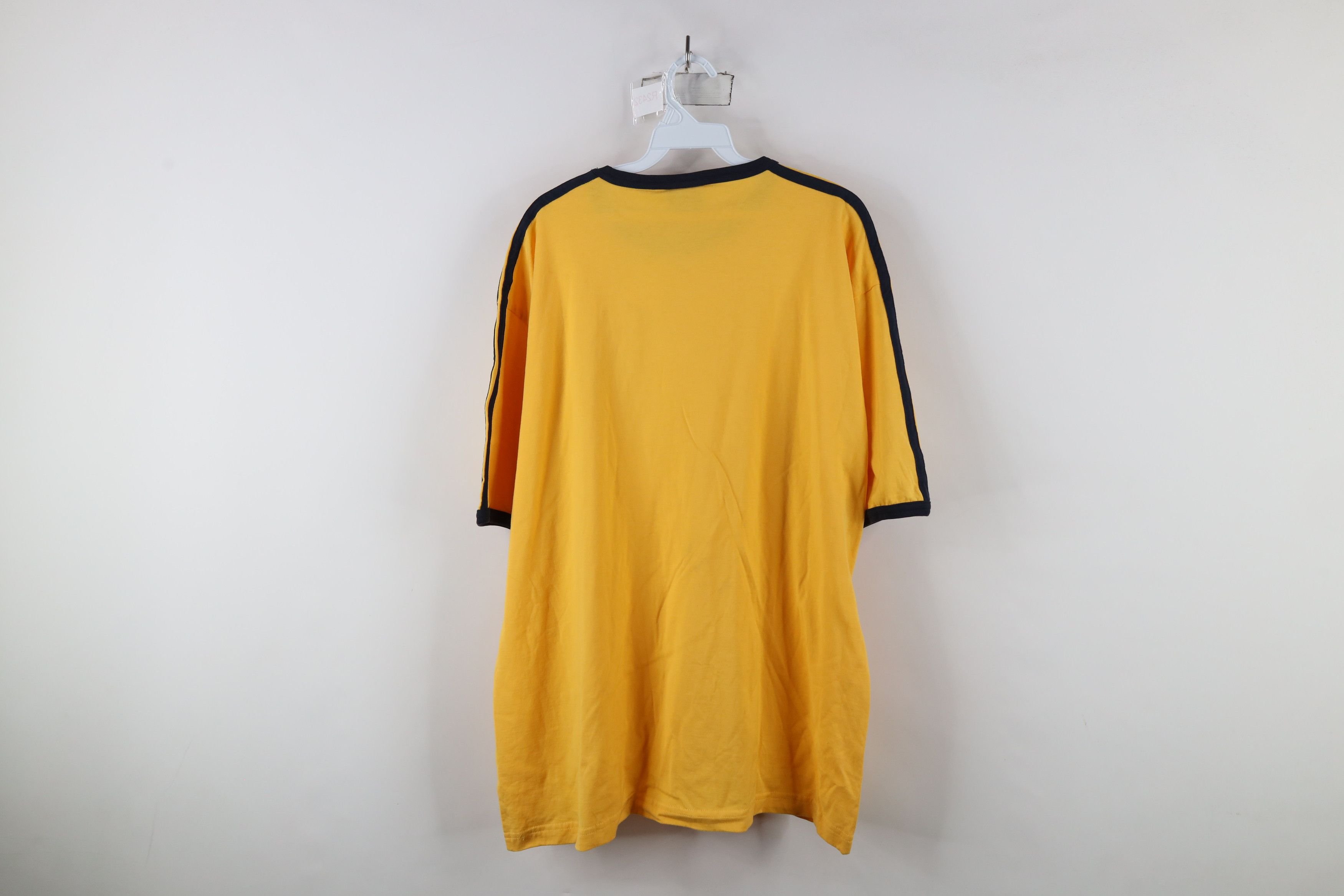 Nautica × Vintage Deadstock Vintage 90s Nautica Club Ringer T-Shirt Yellow Size US XL / EU 56 / 4 - 9 Thumbnail