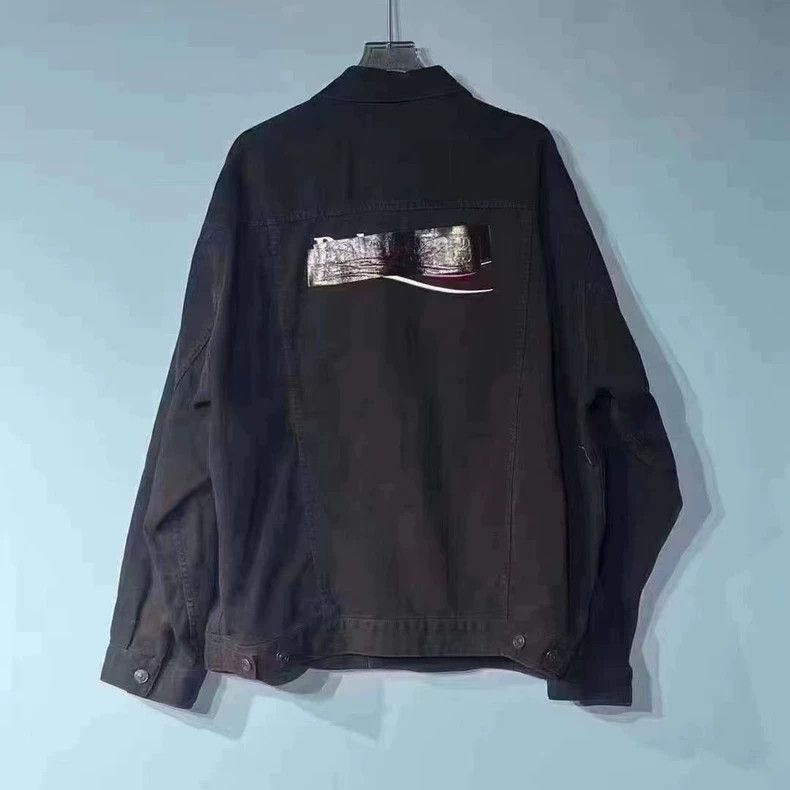 Balenciaga Balenciaga latest black adhesive tape cola print logo denim Size US S / EU 44-46 / 1 - 2 Thumbnail