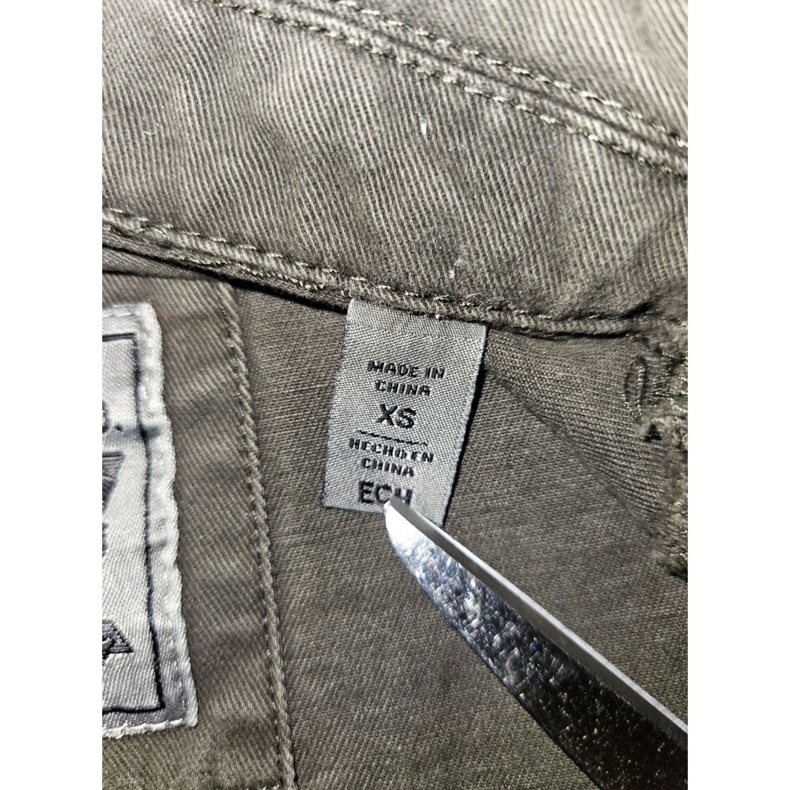 Levi's Levi's Military Canvas Jacket Women XS Green Full Zip Snap Pockets Drawstring Size XS / US 0-2 / IT 36-38 - 3 Thumbnail