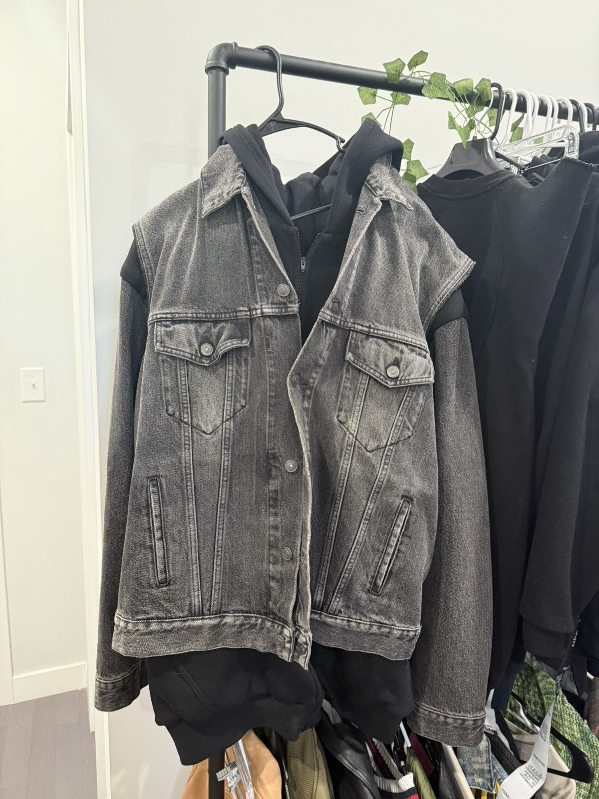 Balenciaga Spring 19 Twinset Denim Jacket | Grailed
