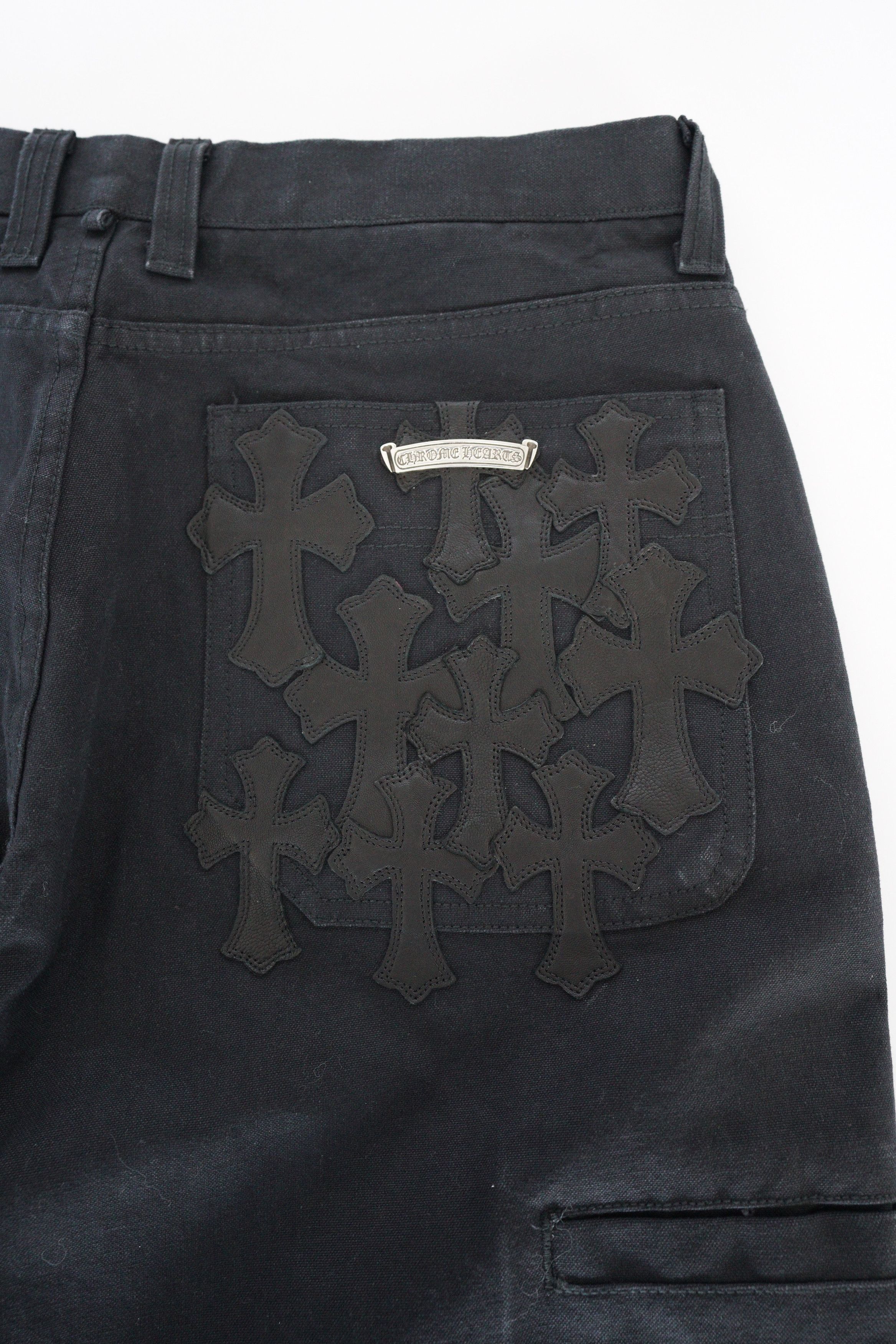 Chrome Hearts Chrome Hearts Cross Patch Double Knee Carpenter Pants - 34 Size US 34 / EU 50 - 14 Thumbnail