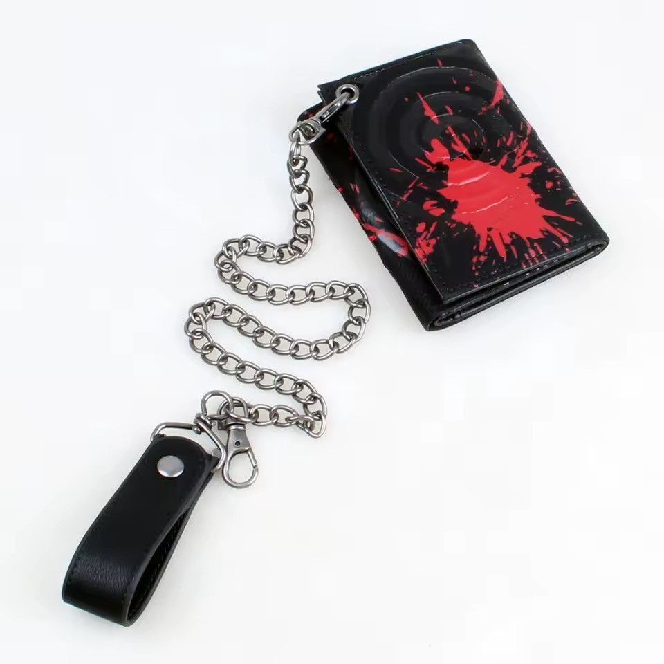 Other Punk Gothic Streetwear Printed Wallet With Chain Size ONE SIZE - 3 Thumbnail