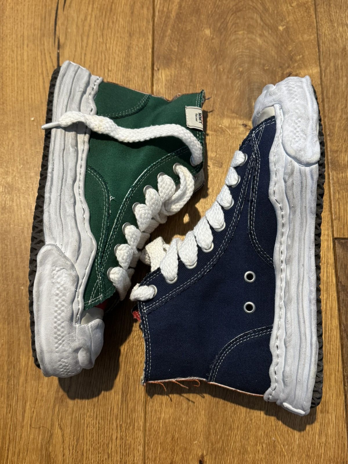 Maison MIHARA YASUHIRO MIHARAYASUHIRO MMY HIGH TOP SNEAKERS Size US 8 / EU 41 - 3 Thumbnail