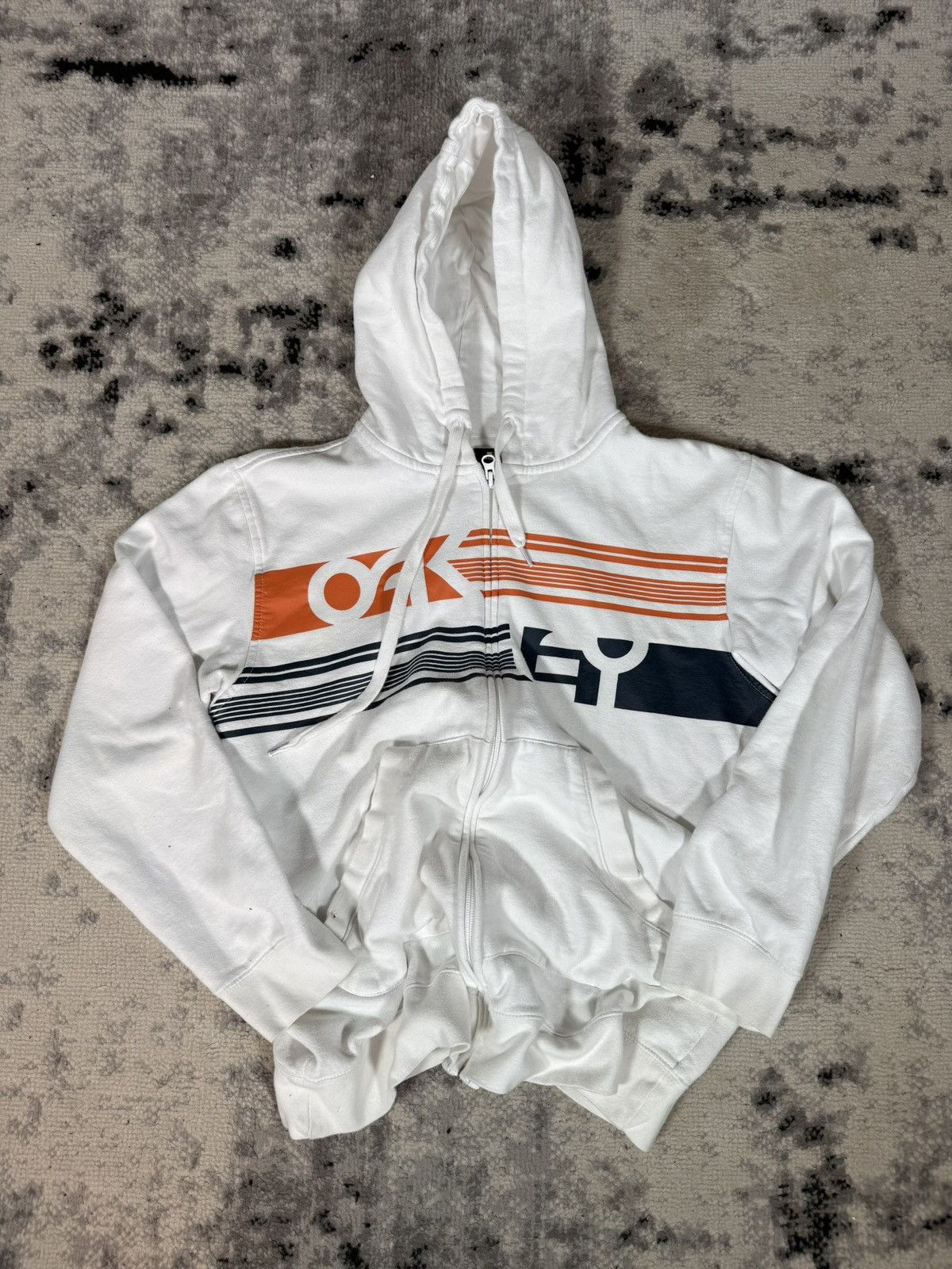 Oakley Y2K Oakley Front Logo Zip-Up Hoodie Size US M / EU 48-50 / 2 - 1 Thumbnail