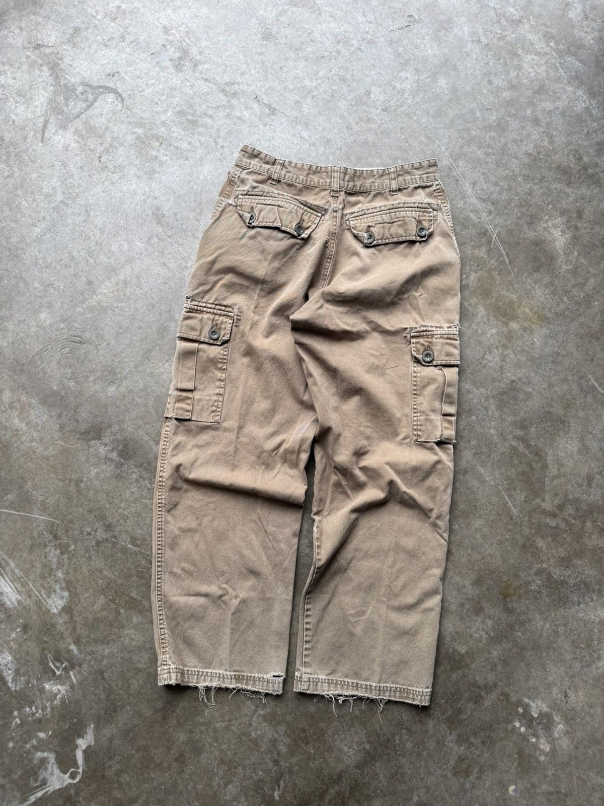 Arizona Jean Co. × Vintage Vintage 90’s/00’s Arizona Jean Co. Faded Brown Cargo Pants Size US 30 / EU 46 - 2 Thumbnail