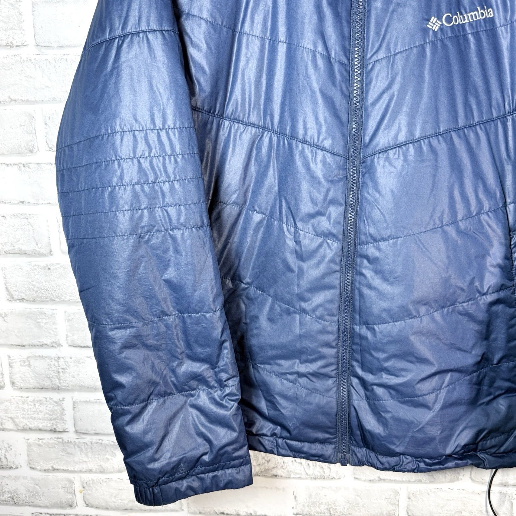 Vintage Columbia Blue Full Zip Puffer Jacket Mens Size M Size US M / EU 48-50 / 2 - 3 Thumbnail