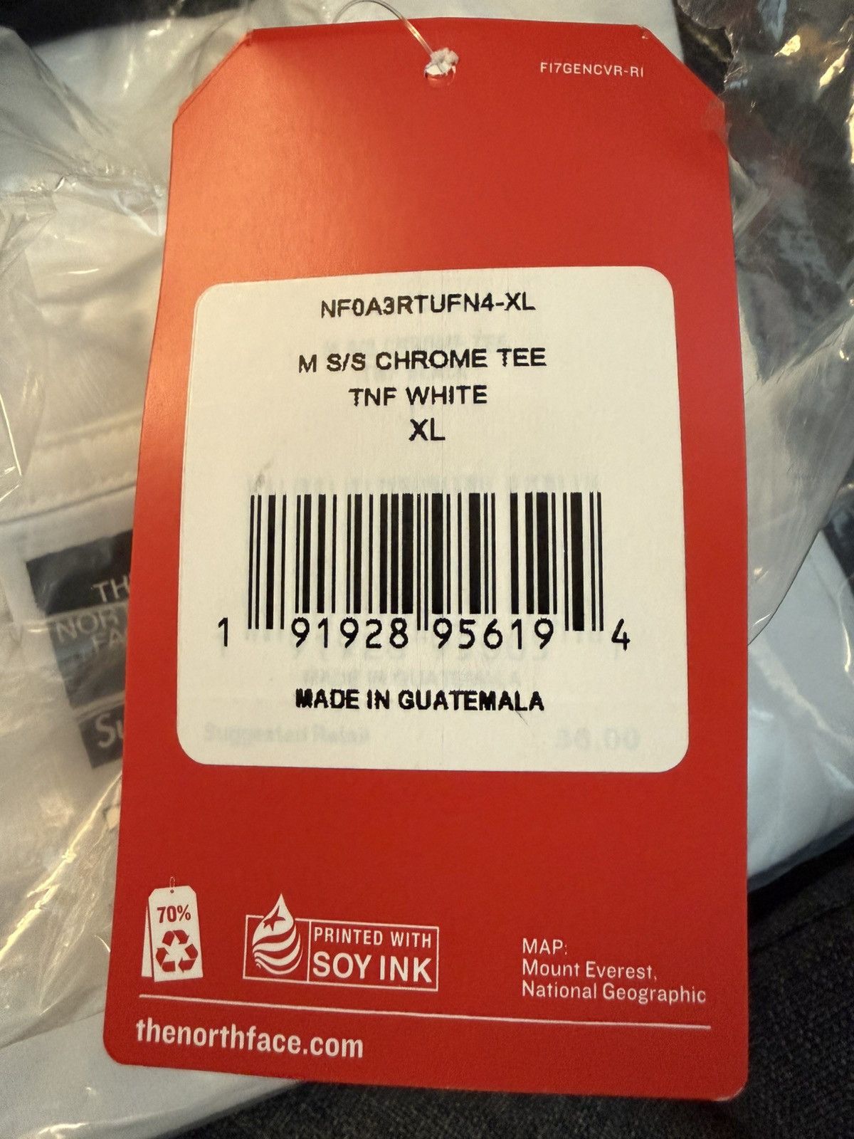 Supreme × The North Face Supreme North Face Metallic Box Logo White Size US XL / EU 56 / 4 - 6 Thumbnail