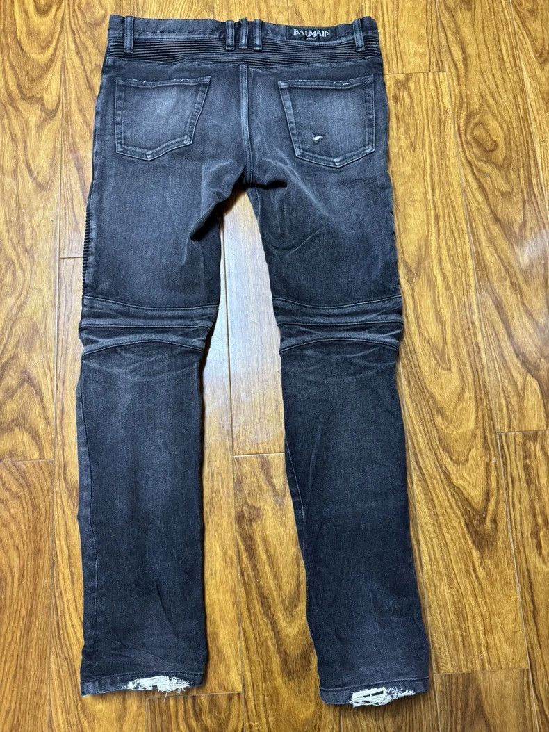 Balmain Balmain Distressed Denim Jeans Size 31-2508 Size US 31 - 2 Thumbnail