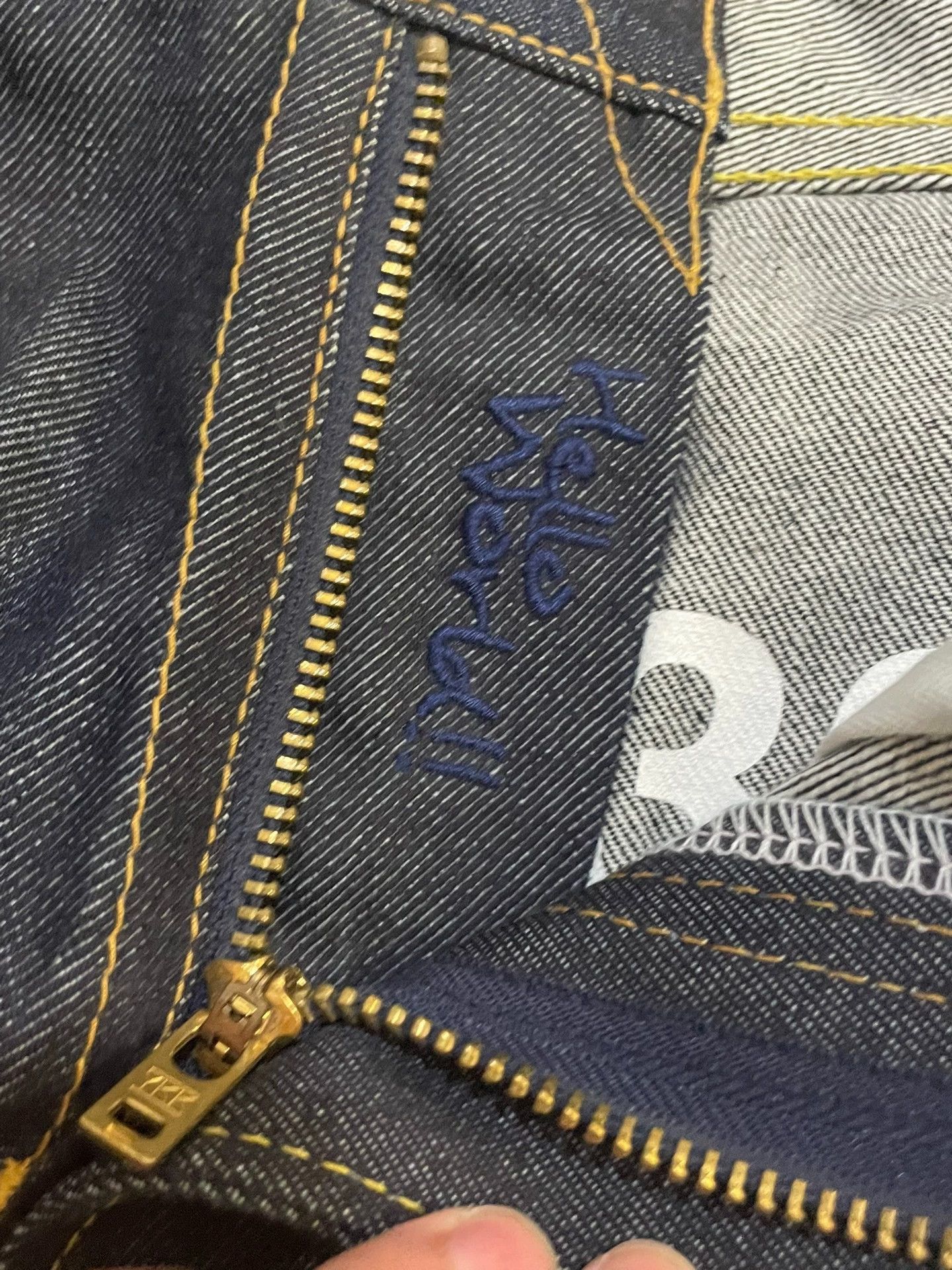 Vanquish VANQUISH x FRAGMENT Yellow Mud Wash Wide Jeans W32 New Size US 32 / EU 48 - 9 Thumbnail