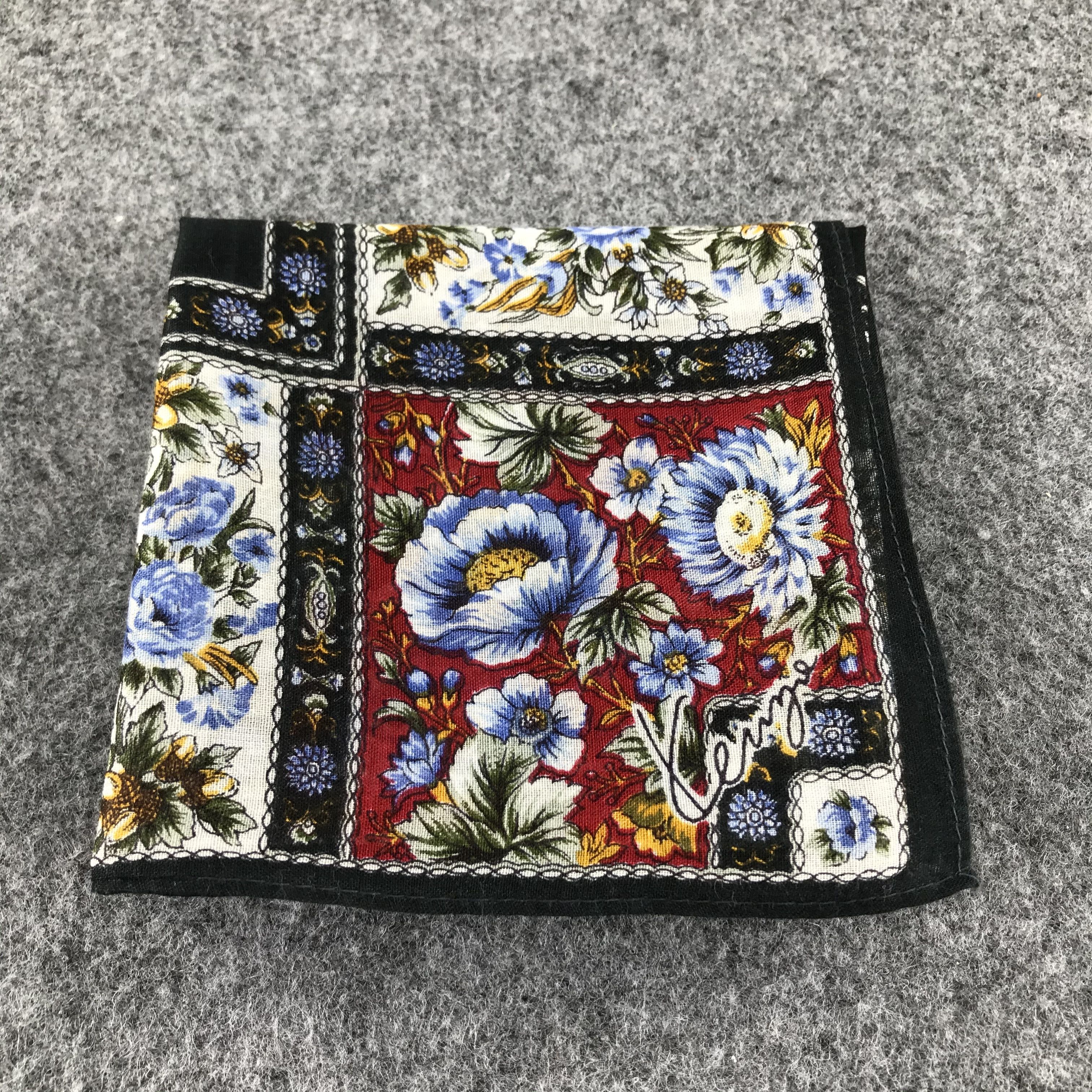Kenzo Kenzo Floral Handkerchief Neckerchief Bandana H191 Size ONE SIZE - 6 Thumbnail