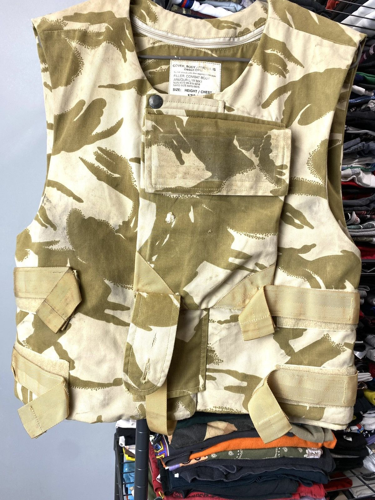 Vintage 💥Rare! Vintage Camouflage Avant Gard Military Vest Size US M / EU 48-50 / 2 - 4 Thumbnail