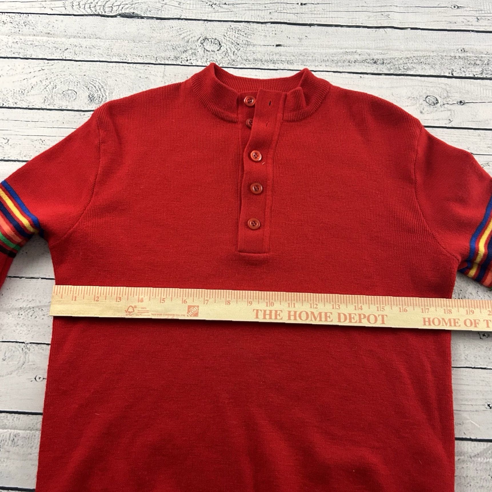 Vintage VINTAGE Meister 100% Wool 5 Button Sweater Men's M Red Pullover Shirt Wool Button Mens 100% Wool Sweater Red Angl? Size US M / EU 48-50 / 2 - 4 Thumbnail