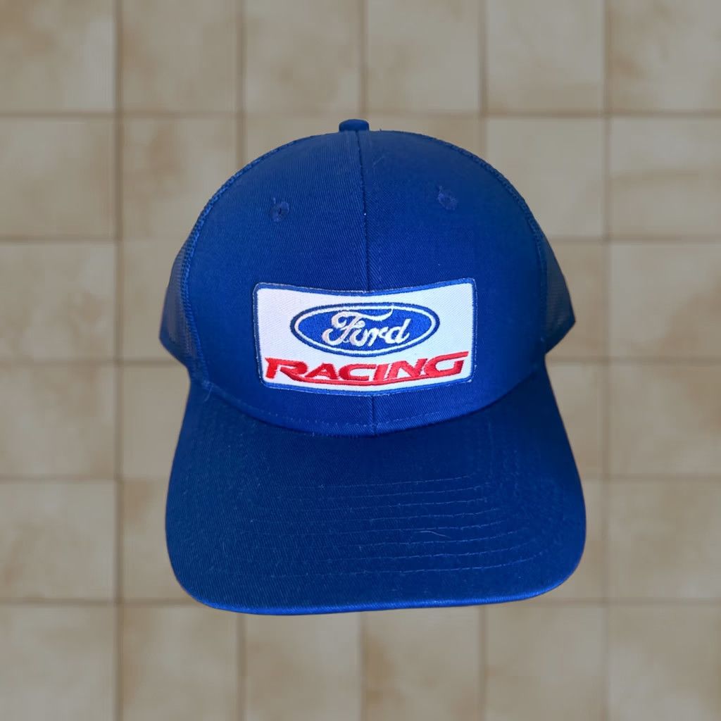 Ford Ford Trucker Hat Cap Patch Blue NWOT Snapback Men One Size Navy? Size ONE SIZE - 1 Thumbnail