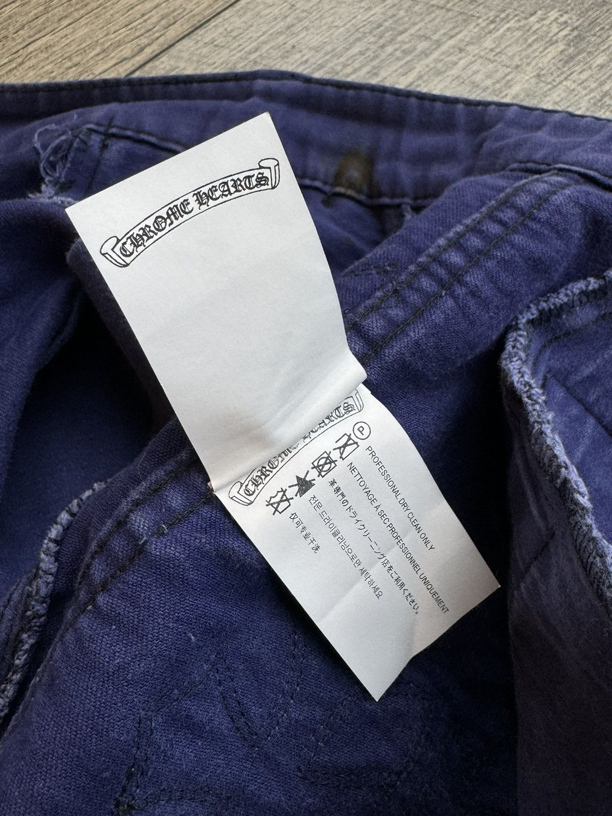 Chrome Hearts Chrome Hearts 30’s French Blue Work Pants - 34 Size US 34 / EU 50 - 18 Thumbnail