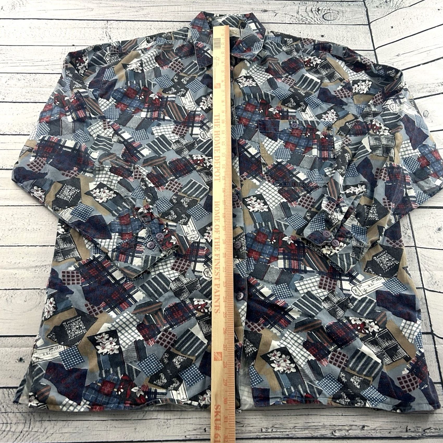 Vintage Vintage Krazy Kat Bansai Blue Cotton Long Sleeve Button-Up Shirt Womens L Size L / US 10 / IT 46 - 2 Thumbnail
