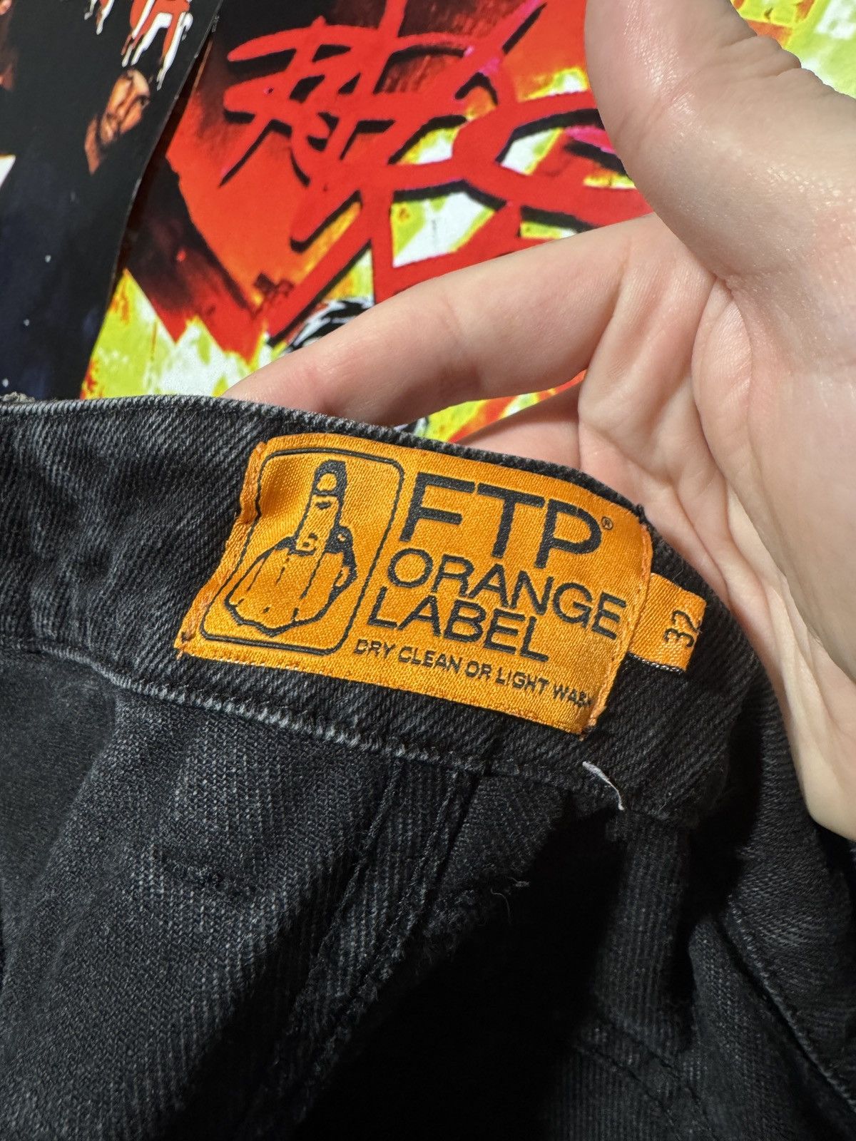 Fuck The Population FTP Bullet Hole Jeans Size US 32 / EU 48 - 6 Thumbnail