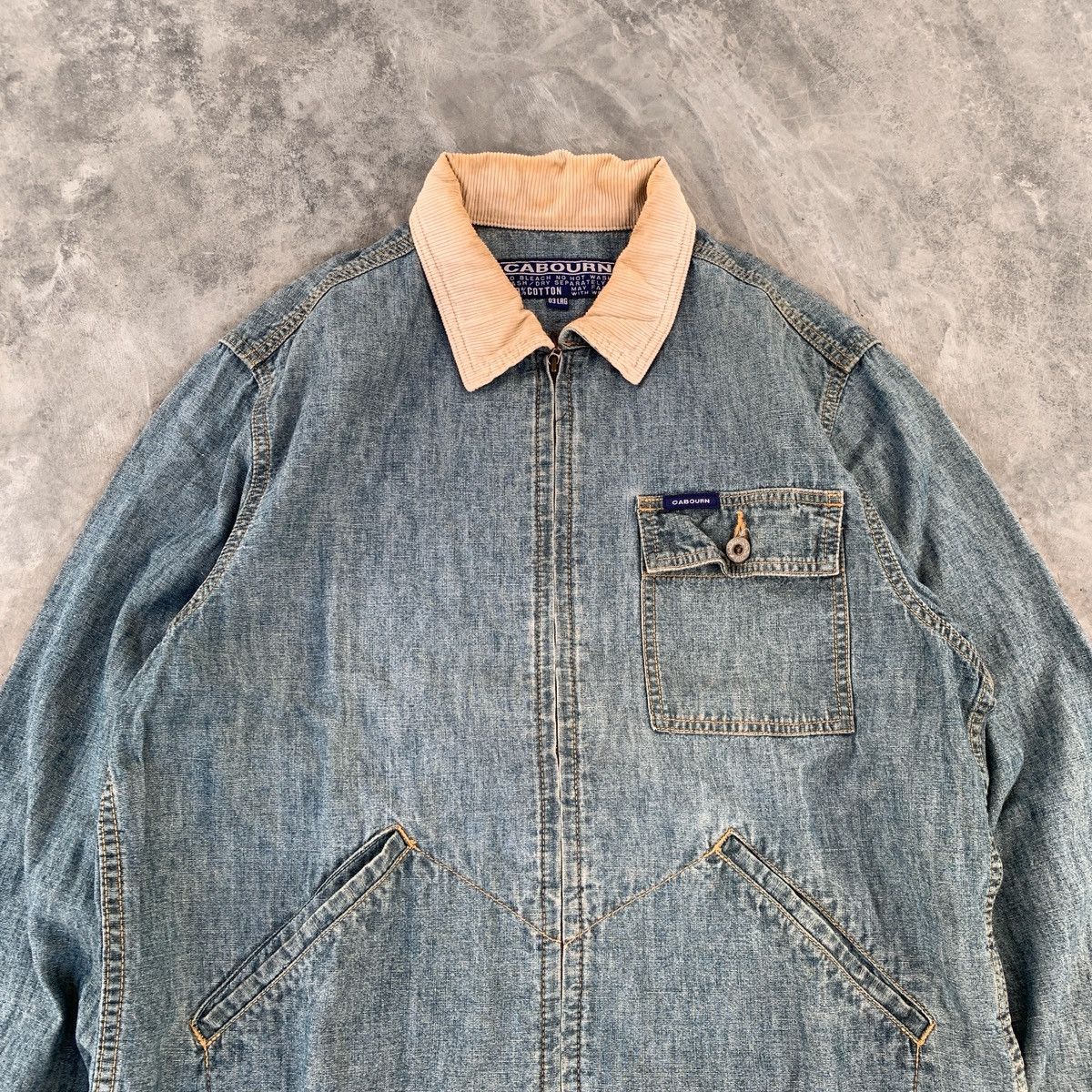 Nigel Cabourn Vintage Nigel Cabourn Denim Work Jacket Size US L / EU 52-54 / 3 - 2 Thumbnail
