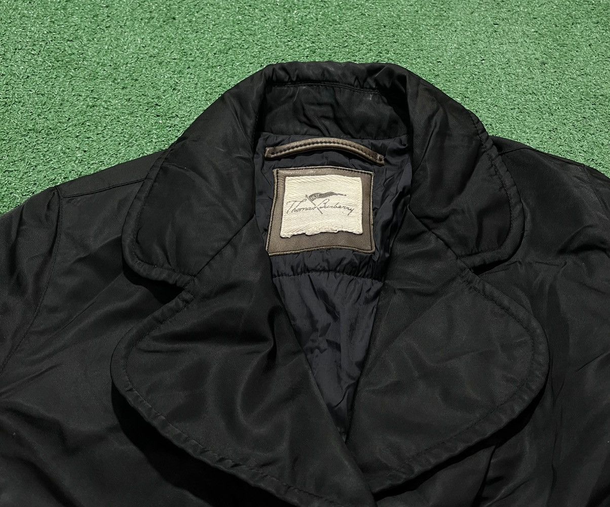 Burberry Thomas Burberry Coat Trench Black Size L / US 10 / IT 46 - 3 Thumbnail