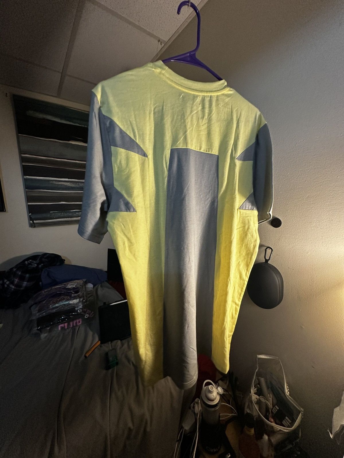 Designer × Pink Dolphin Pink dolphin tee yellow and grey Size US M / EU 48-50 / 2 - 4 Thumbnail