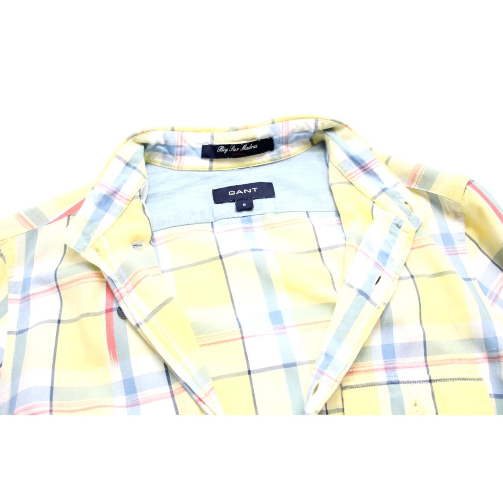 Gant Gant Big Sur Madras Fitted Shirt Men's SMALL Plaid Button Down Casual Neck Multicoloured Size US S / EU 44-46 / 1 - 4 Thumbnail