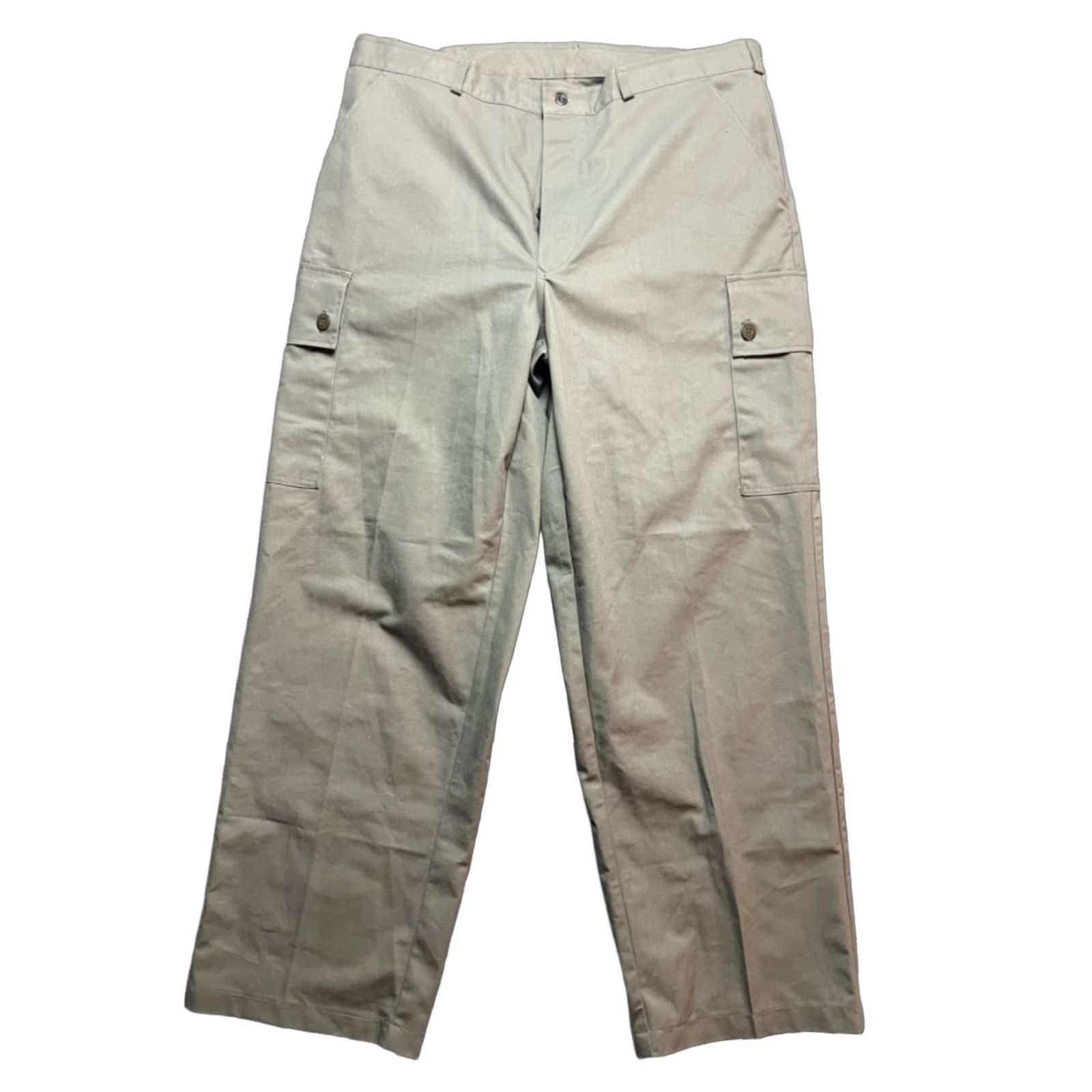 Vintage Seyntex Cargo Pants 38x32 Men Regular Green Size 38 Inseam 32 Pants Size US 38 / EU 54 - 1 Thumbnail
