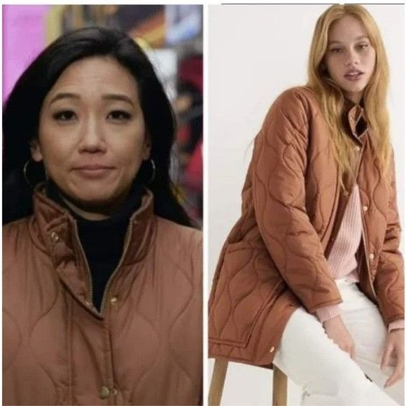 J.Crew J. Crew Quilted Cocoon Puffer Coat Dark Nutmeg Brown Size S