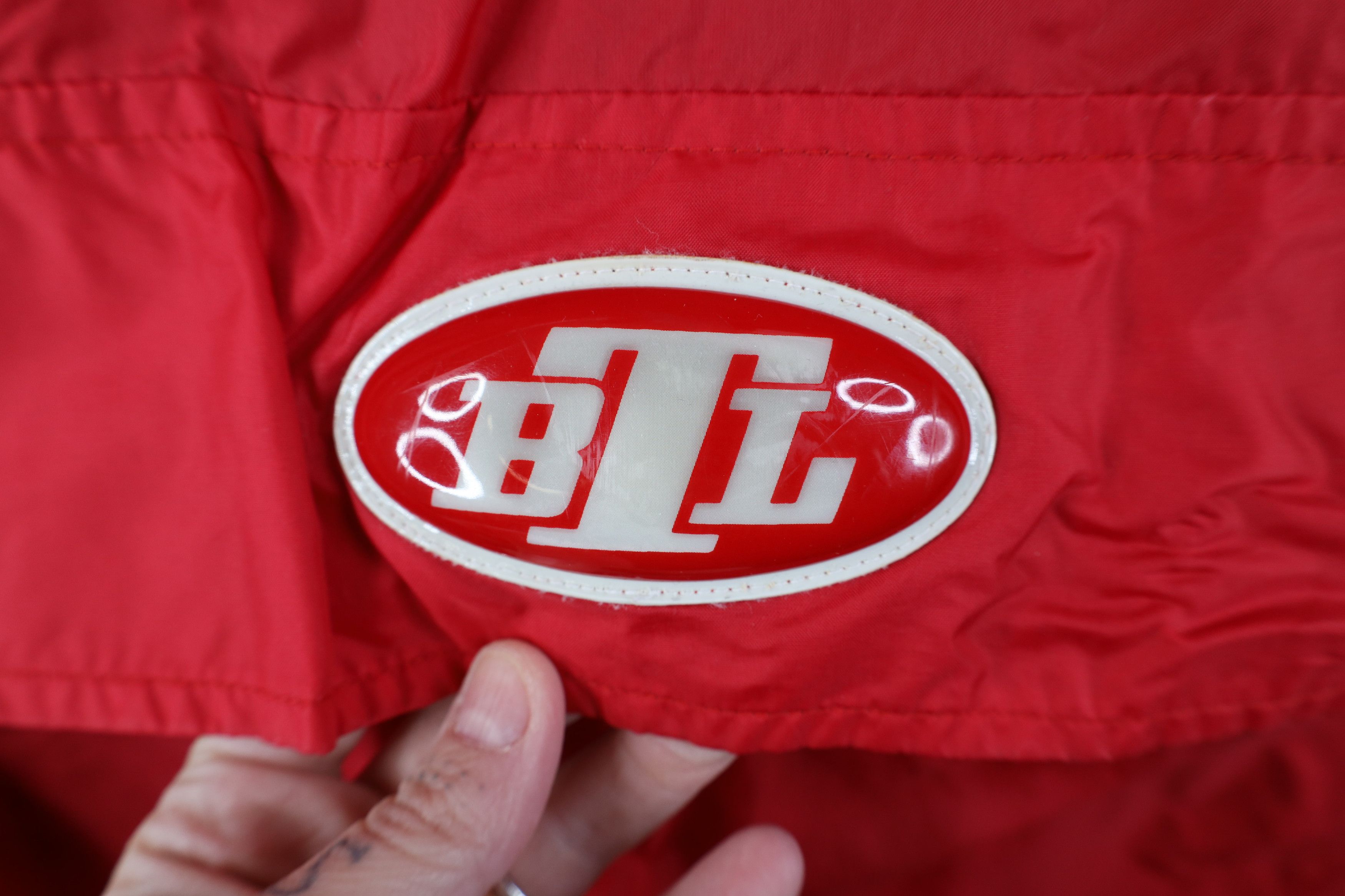 Vintage Vintage 90s Streetwear Anorak Windbreaker Jacket Red Size US XL / EU 56 / 4 - 4 Thumbnail