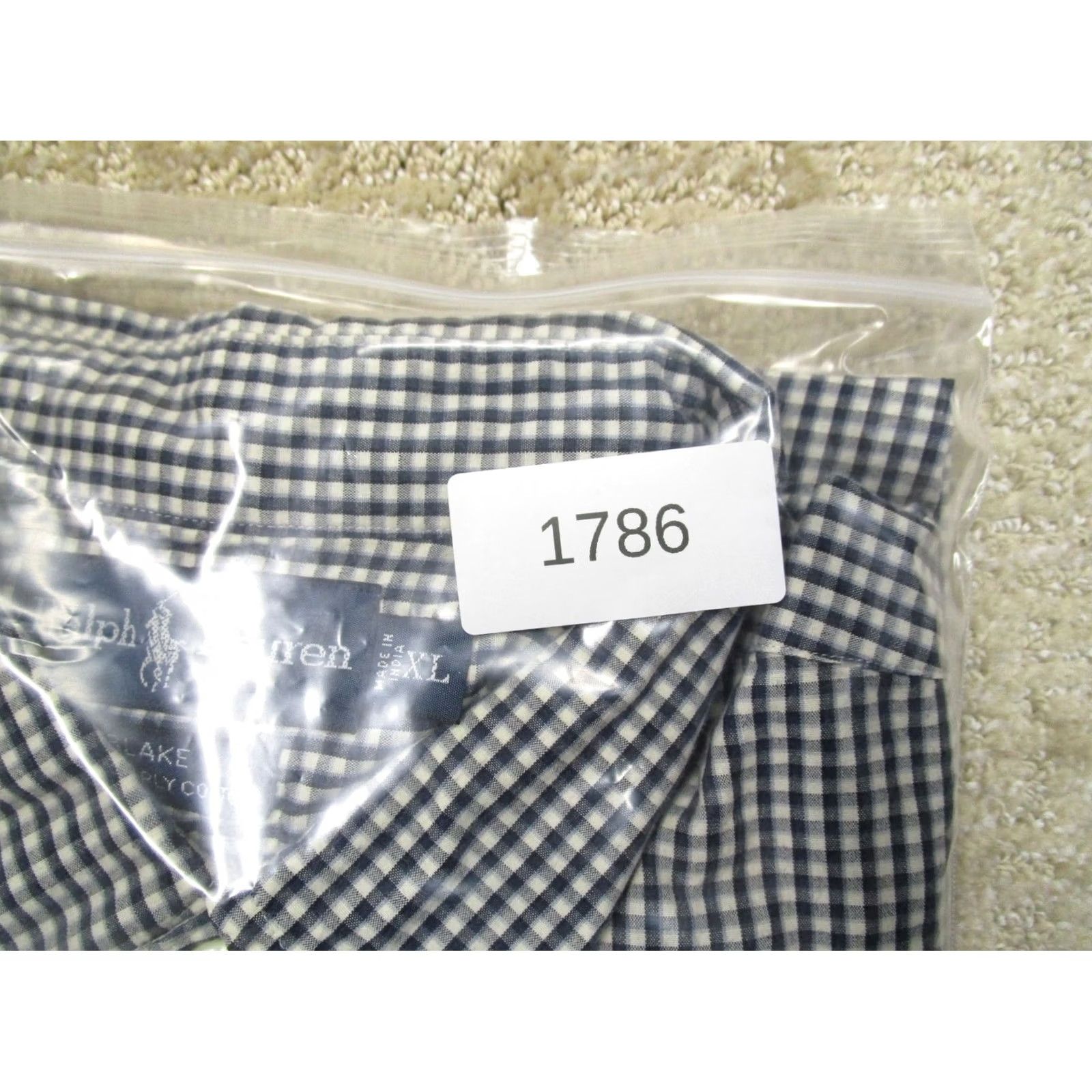 Polo Ralph Lauren Polo Ralph Lauren Shirt Men XL Blue White Check Blake Long Sleeve Button Down Size US XL / EU 56 / 4 - 8 Thumbnail