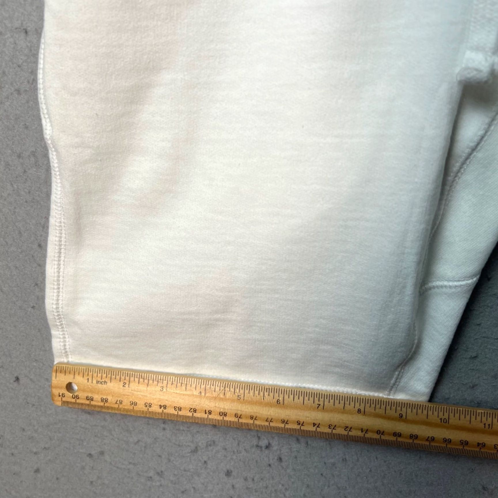Vintage Camp Isidro Womens Small White Drawstring Sweat Shorts Size 28" / US 6 / IT 42 - 7 Thumbnail