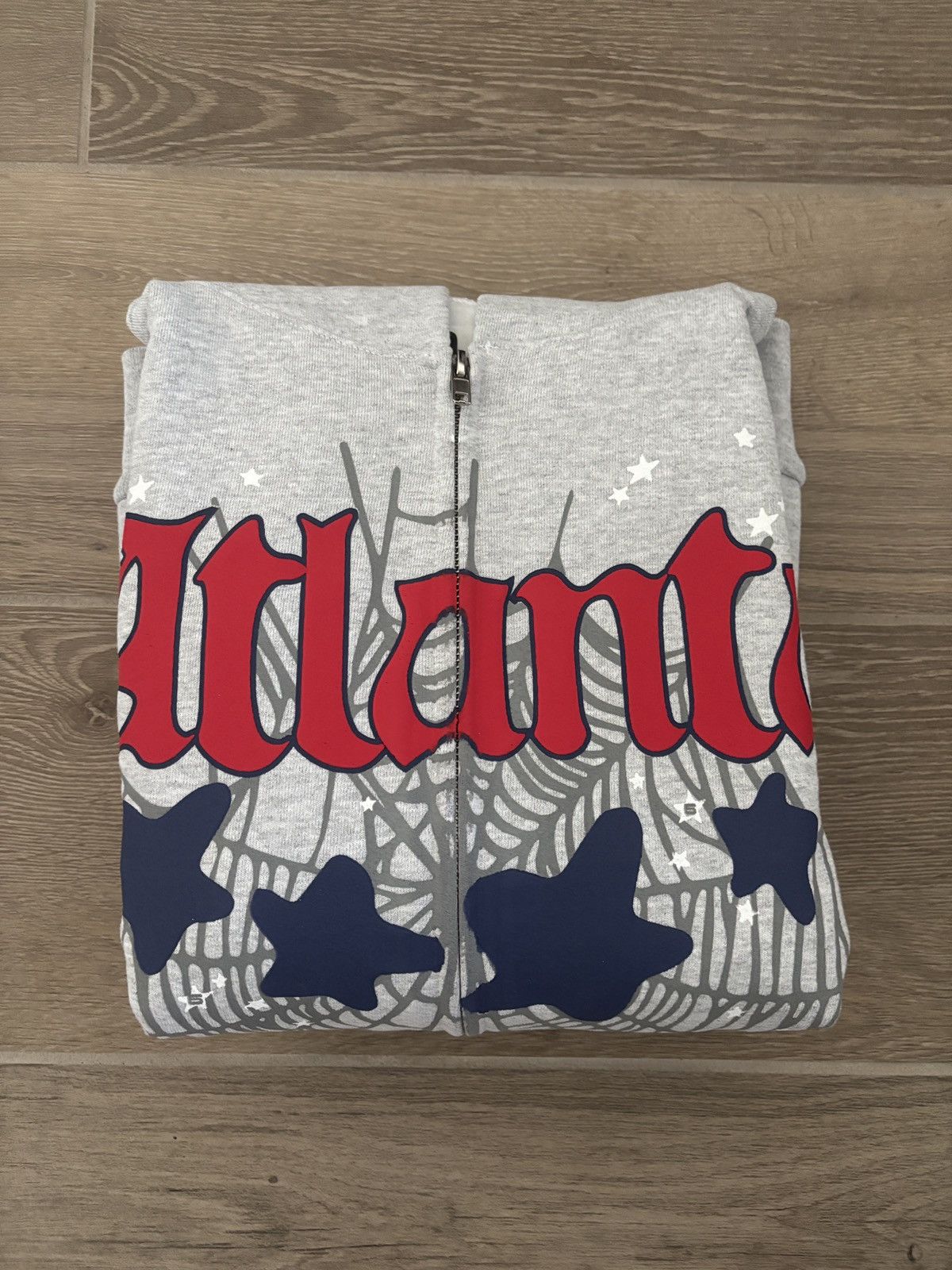 Sp5der Grey Atlanta Full Zip Hoodie Size US M / EU 48-50 / 2 - 6 Thumbnail