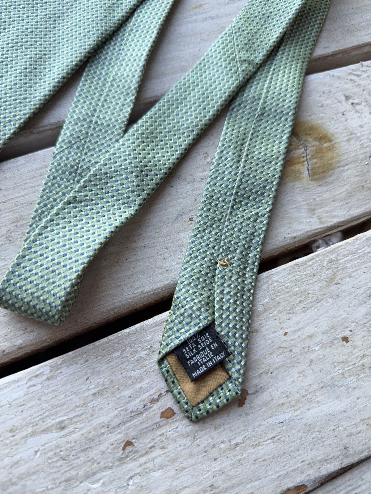 Designer × Yves Saint Laurent Vintage YSL Tie – 100% Silk Made in Italy Designer Size ONE SIZE - 4 Thumbnail