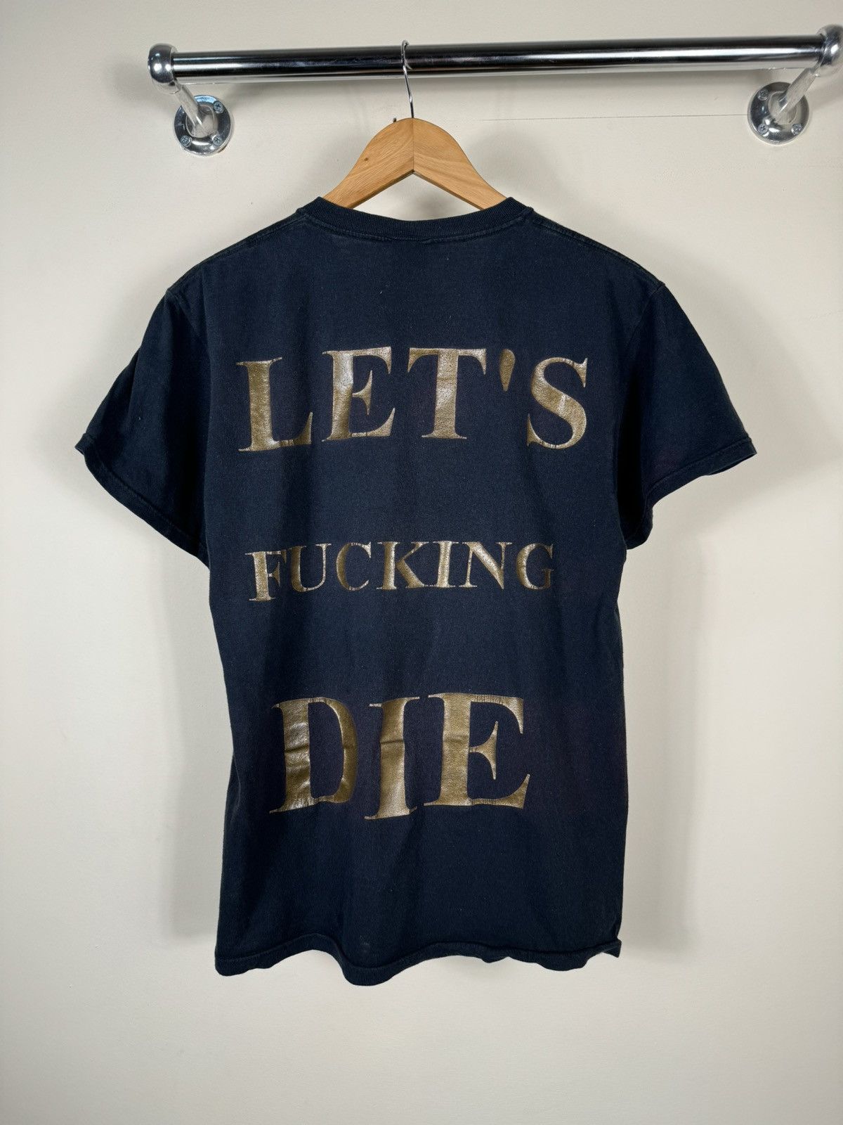 Band Tees × Vintage Impaled Nazarene Let’s Fucking Die Vintage Band T Shirt Size US M / EU 48-50 / 2 - 7 Thumbnail
