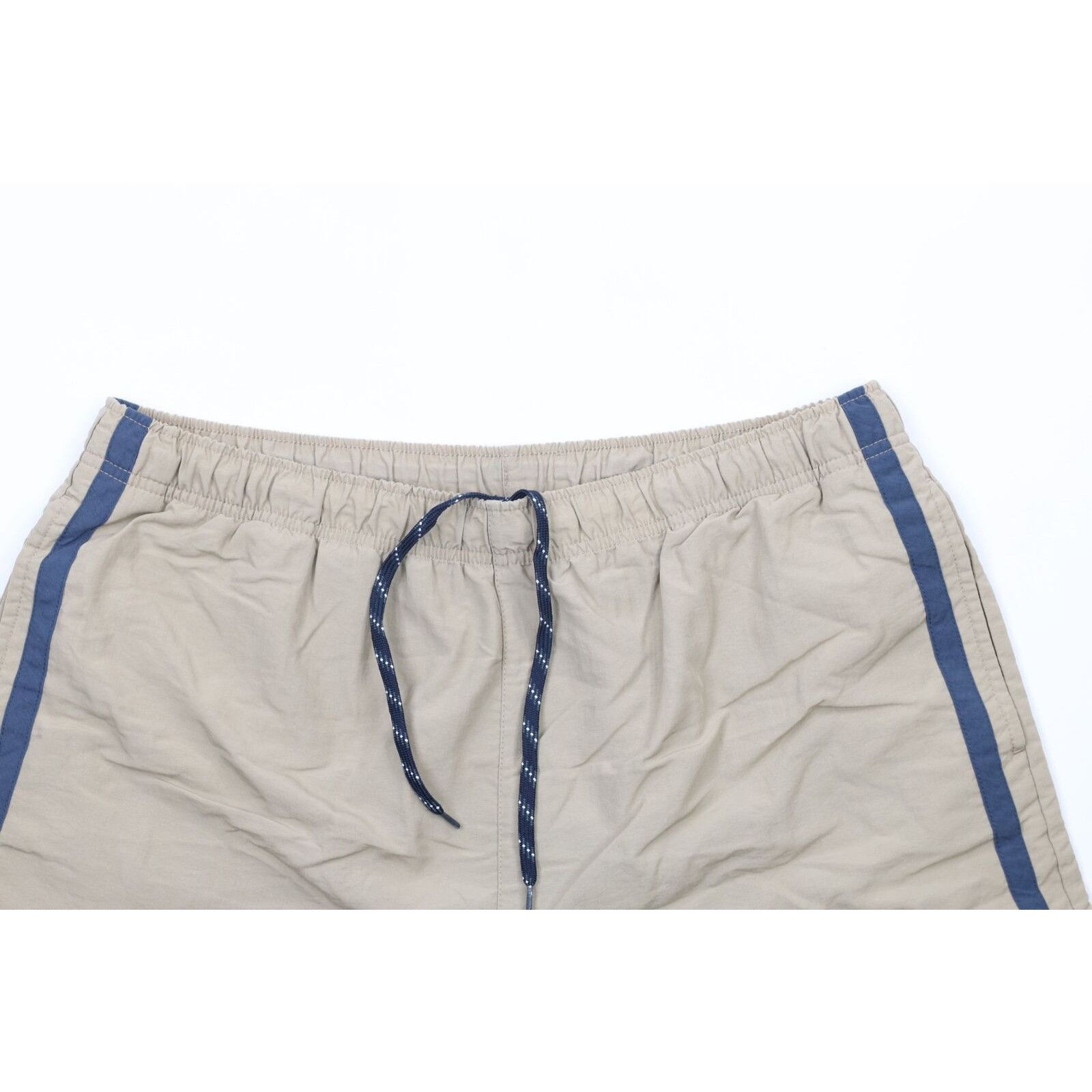 Gap × Vintage Vintage Gap Faded Spell Out Striped Lined Above Knee Shorts Size US 34 / EU 50 - 2 Thumbnail