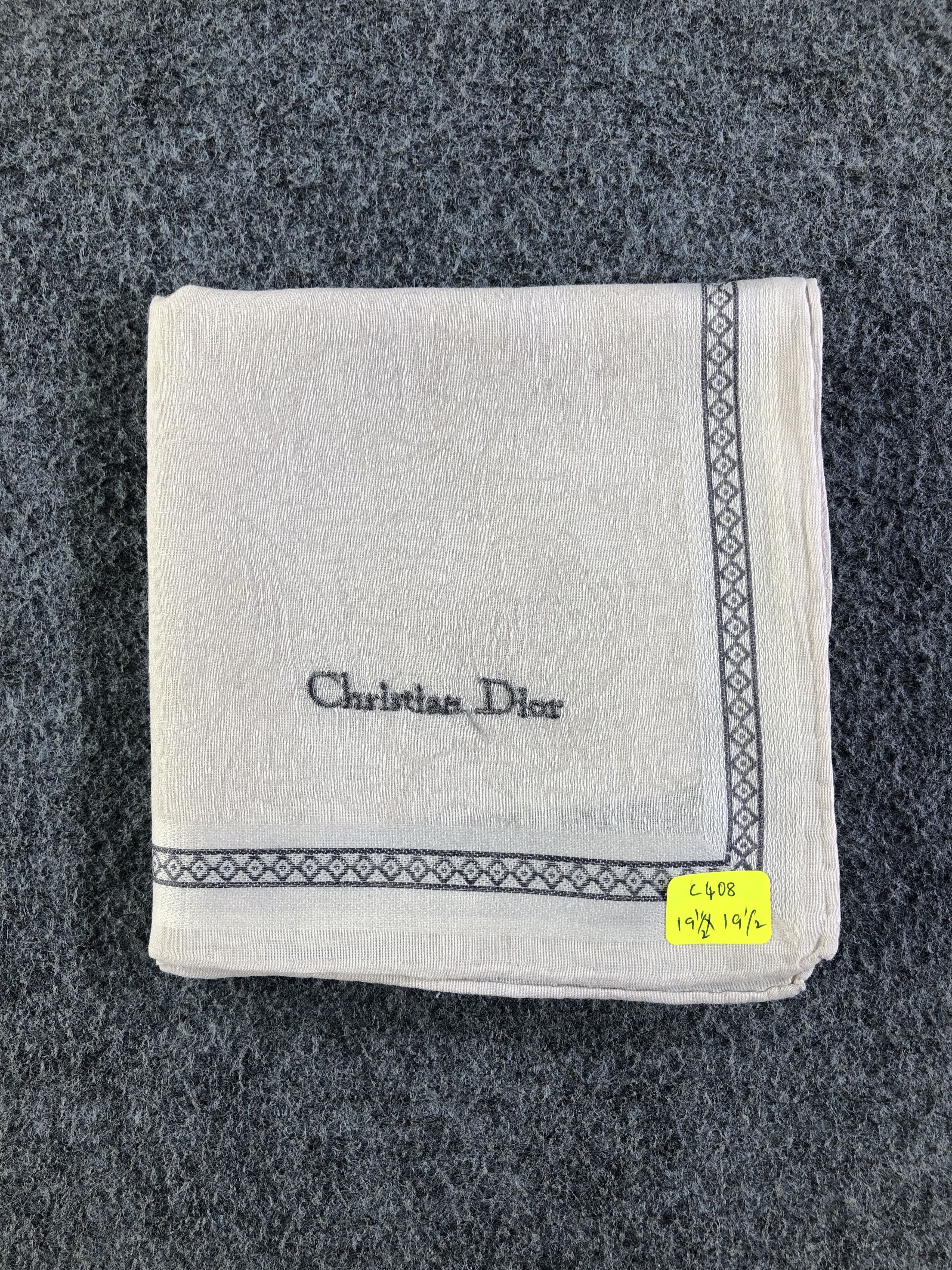 Vintage Christian Dior Handkerchief / Bandana / Neckerchief C408 Size ONE SIZE - 8 Thumbnail