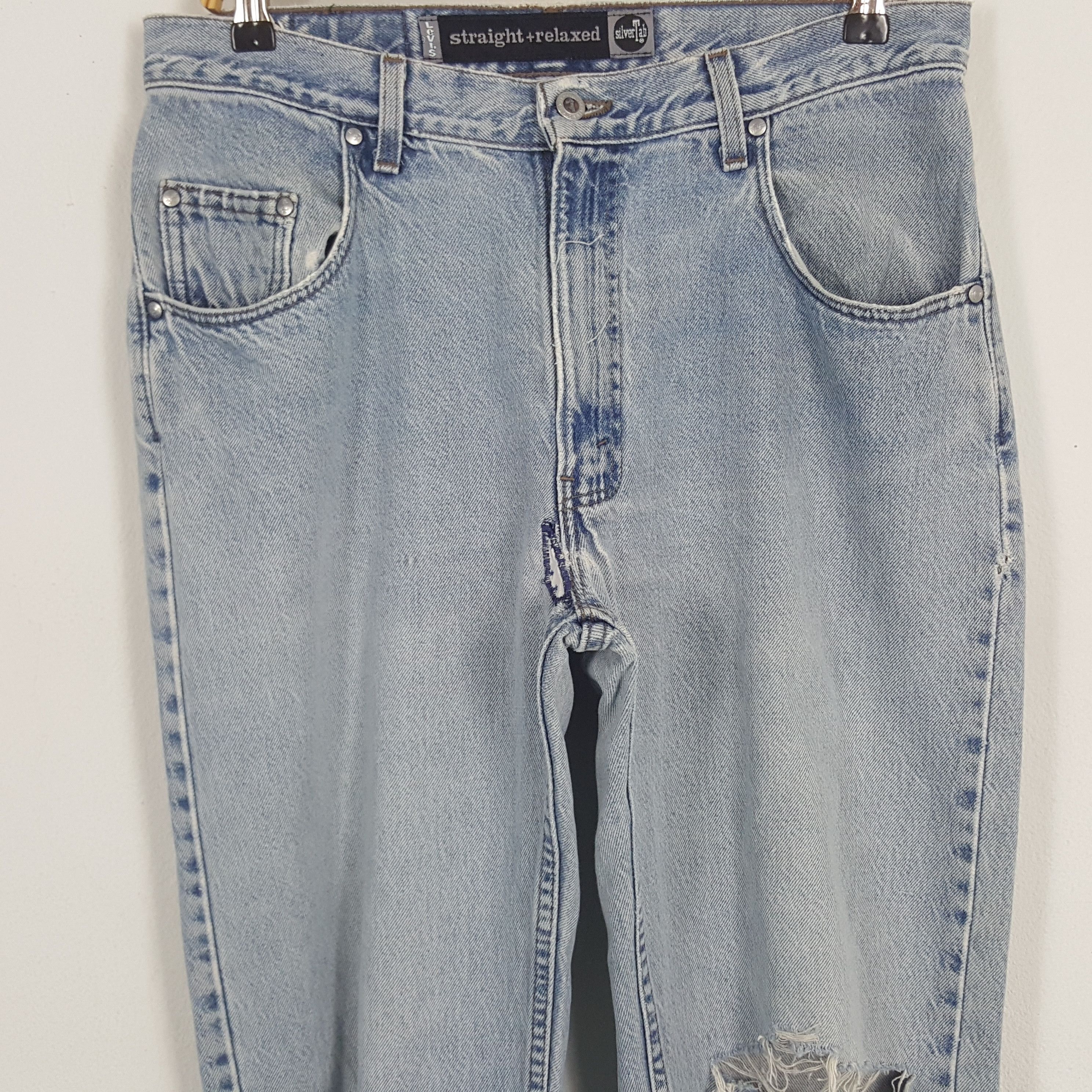 Levi's × Vintage Vintage Levi's Distressed Style Denim Jeans Size US 33 - 2 Thumbnail