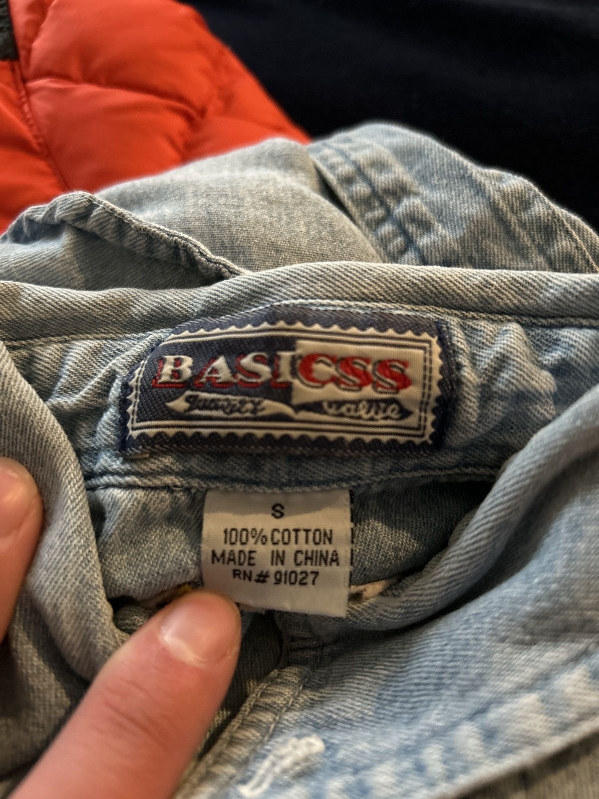 Other Vintage Wolfgang Puck Button-Up Jean Denim Shirt by Basics Size US M / EU 48-50 / 2 - 7 Thumbnail