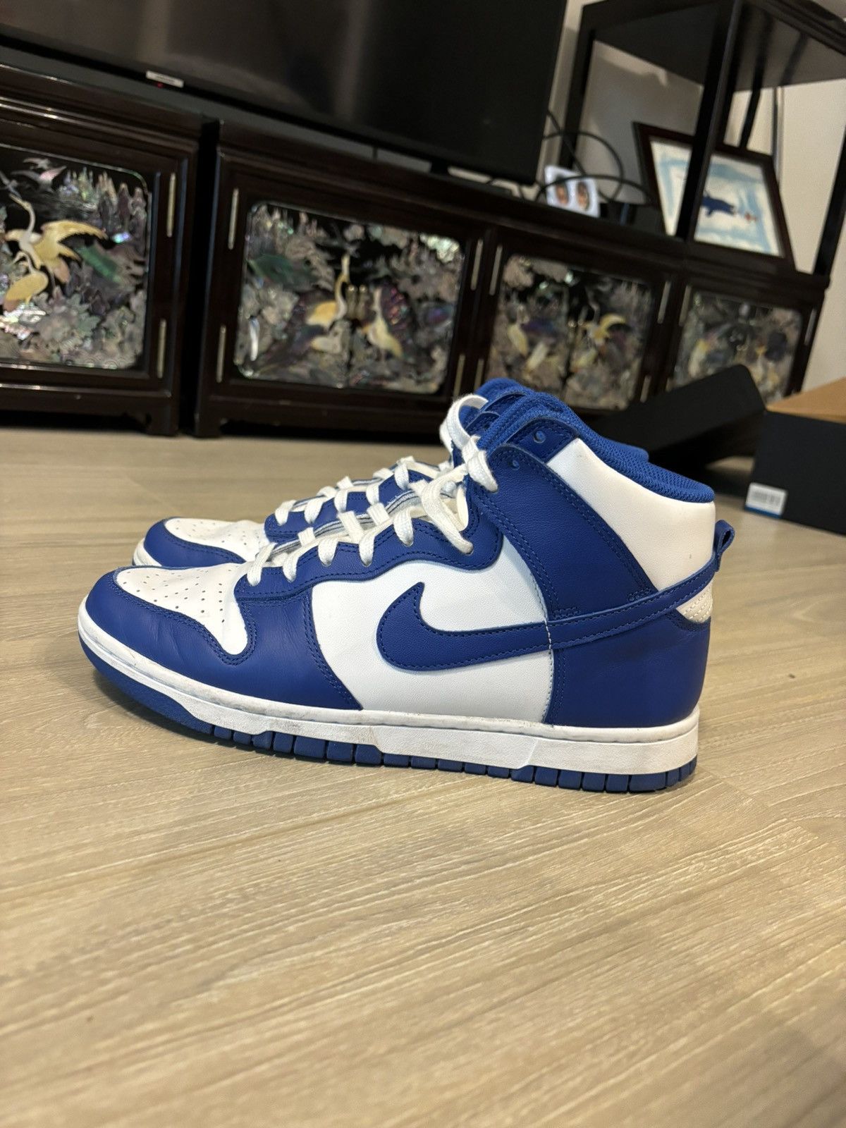 Nike Nike Dunk High Royal Blue Size US 8.5 / EU 41-42 - 3 Thumbnail