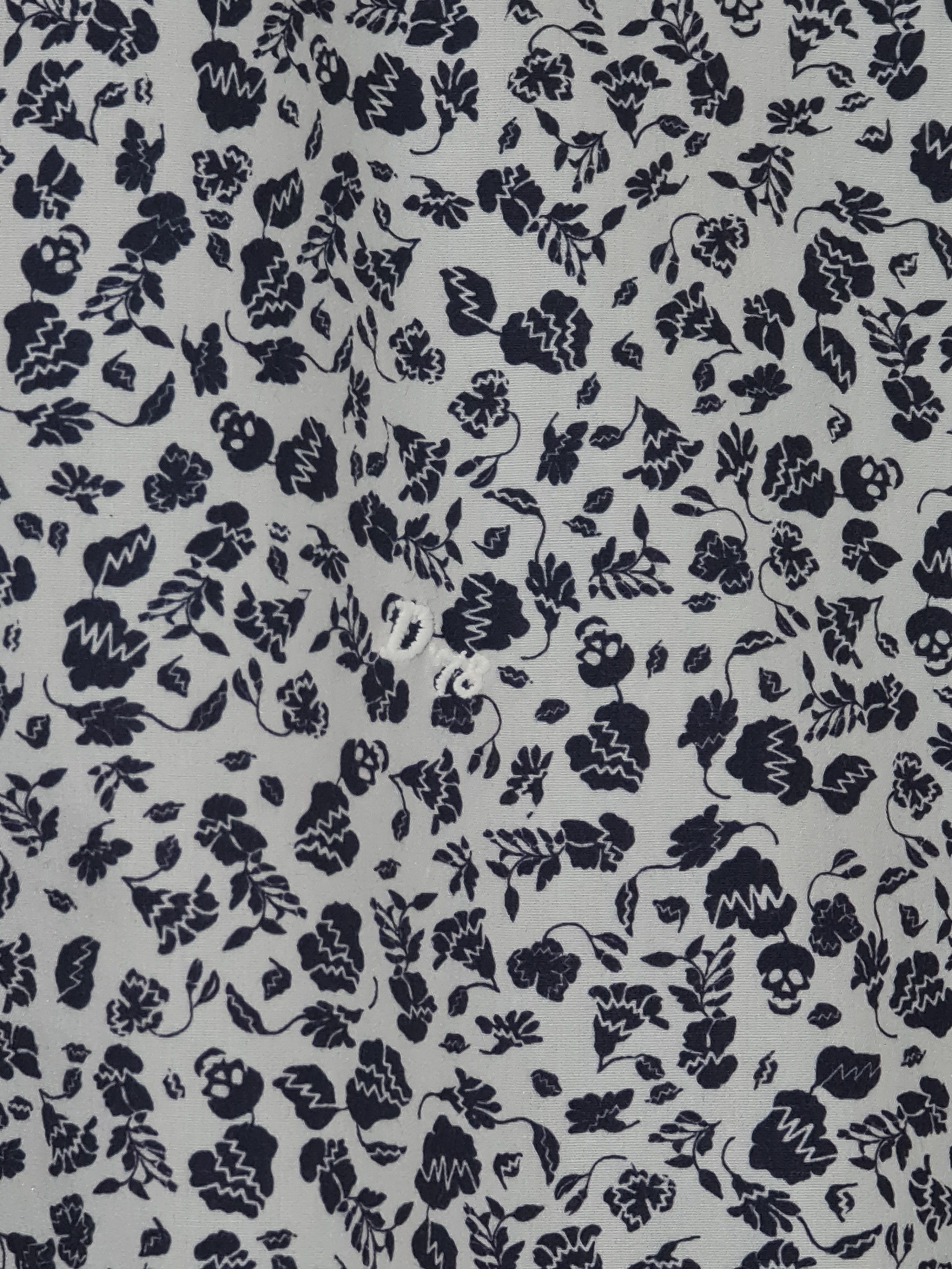 Diesel DIESEL floral skull shirt Size US L / EU 52-54 / 3 - 8 Thumbnail