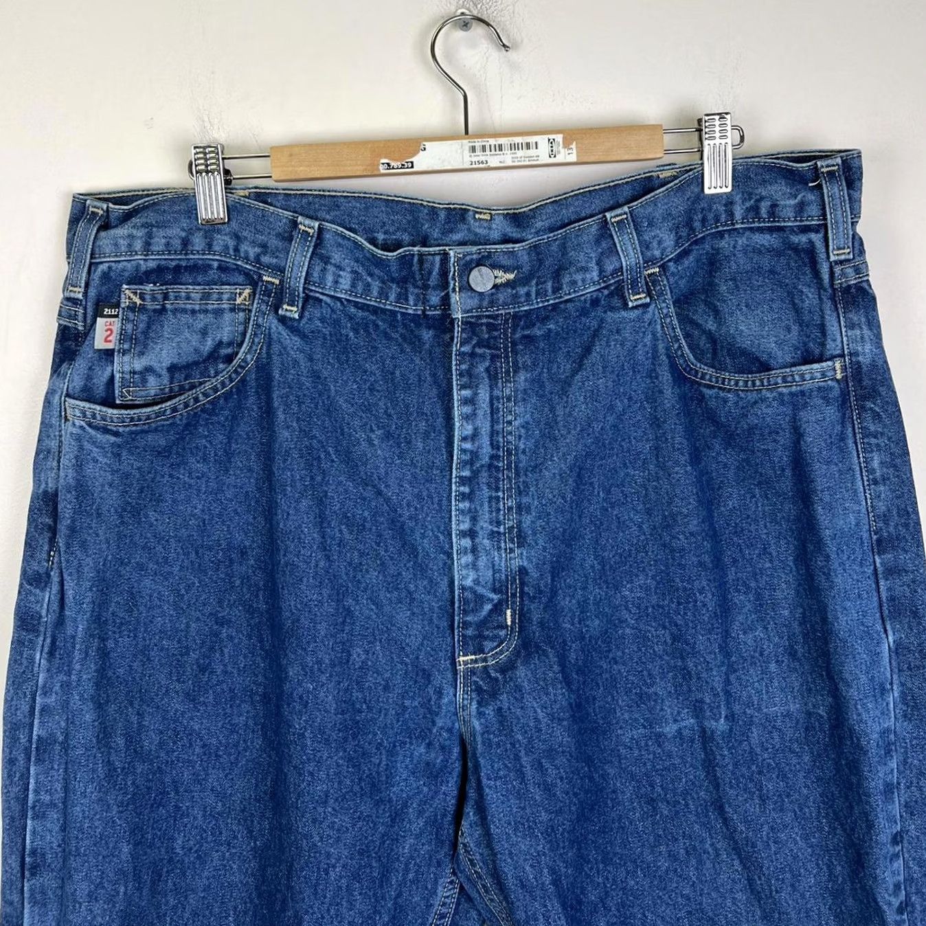 Carhartt Carhartt Jeans Loose Fit Denim Blue Big & Tall 40 in. 32 in Straight Men's Size US 40 / EU 56 - 4 Thumbnail