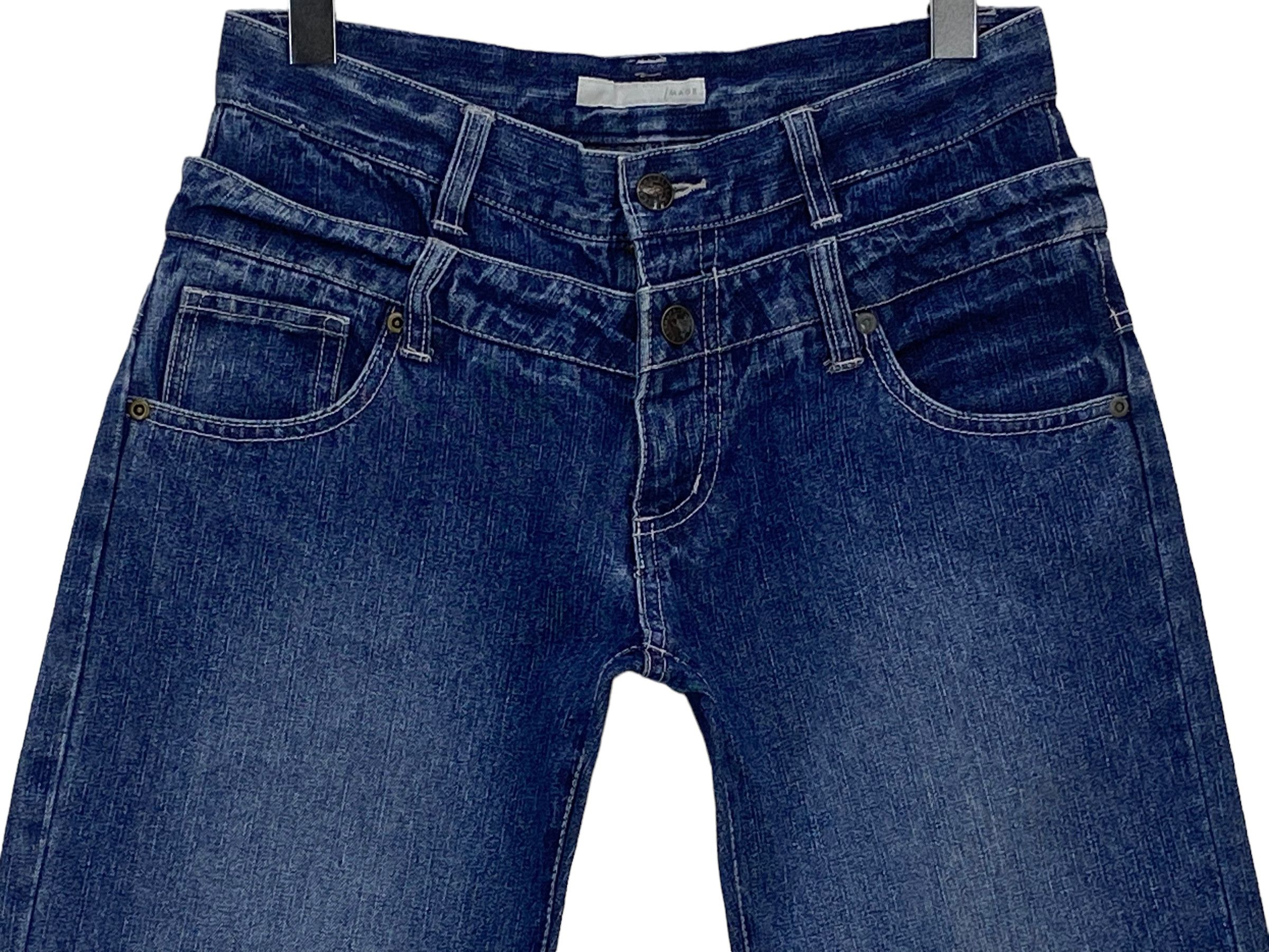 Japanese Brand Mage Denim Jeans Double Waist Japanese Brand Jeans Size US 28 / EU 44 - 3 Thumbnail