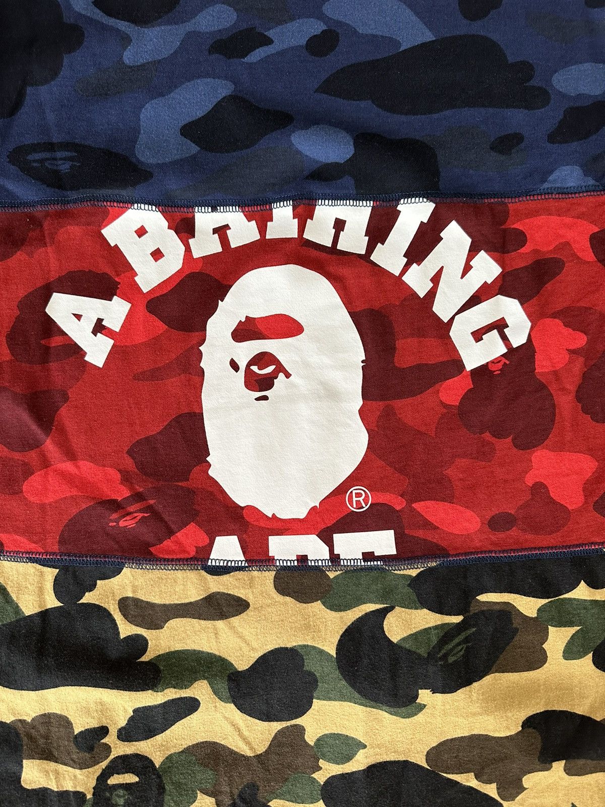 Bape Mix Camo Long Sleeve Tee Size US M / EU 48-50 / 2 - 3 Thumbnail