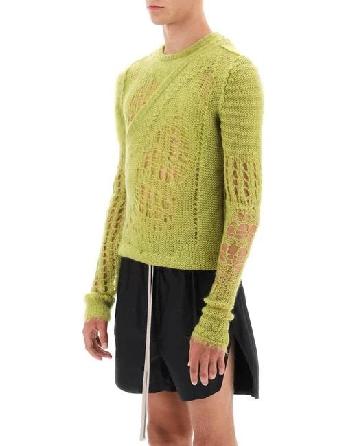 Rick Owens o1s1v1n0724 Sweaters in Green Size US M / EU 48-50 / 2 - 3 Thumbnail