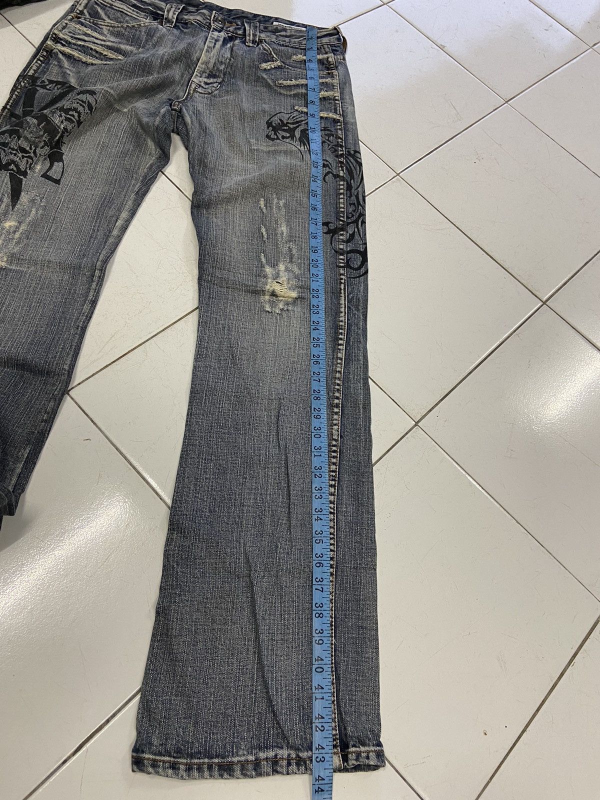 semanticdesign SEMANTICDESIGN JAPAN GUN DESIGN DENIM JEANS Size US 32 / EU 48 - 19 Thumbnail