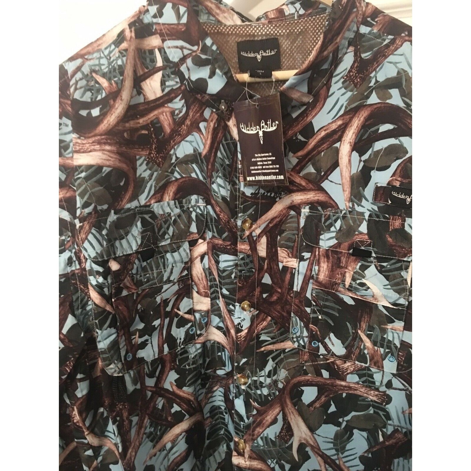 Other New Hidden Antler Men's Camo Long Sleeve Vented Back Hunting Size US L / EU 52-54 / 3 - 3 Thumbnail
