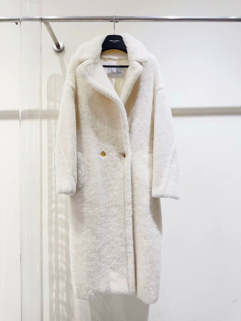Max Mara MaxmaraWhite Teddy Jacket 2502-Nextarrow Size M / US 6-8 / IT 42-44 - 1 Thumbnail