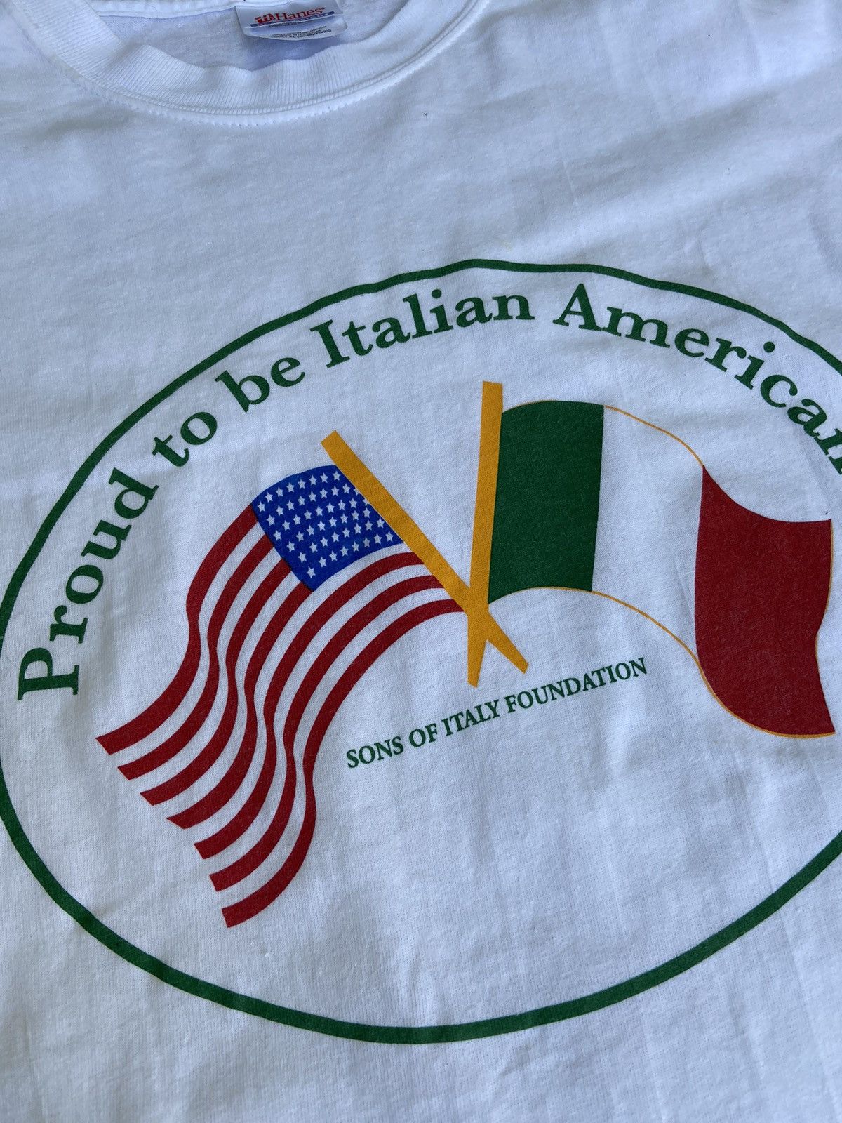 Vintage Vintage proud to be Italian American t shirt Size US XL / EU 56 / 4 - 3 Thumbnail