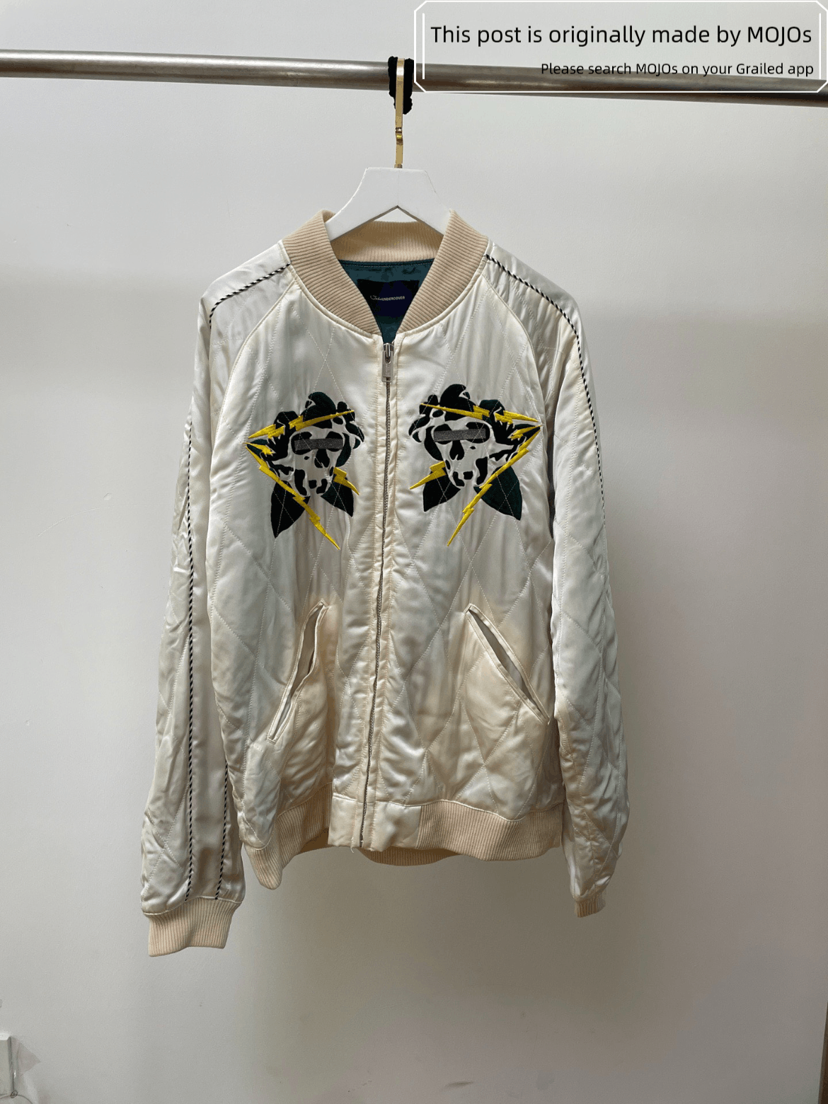 Undercover Sz 3 Undercover Skull Stain Baseball Jacket Size US L / EU 52-54 / 3 - 1 Thumbnail