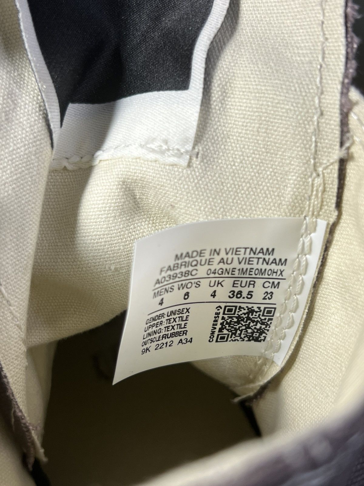 Rick Owens Converse × Rick Owens DRKSHDW TurboDRK High-Top Sneakers Size US 5.5 / IT 35.5 - 6 Thumbnail