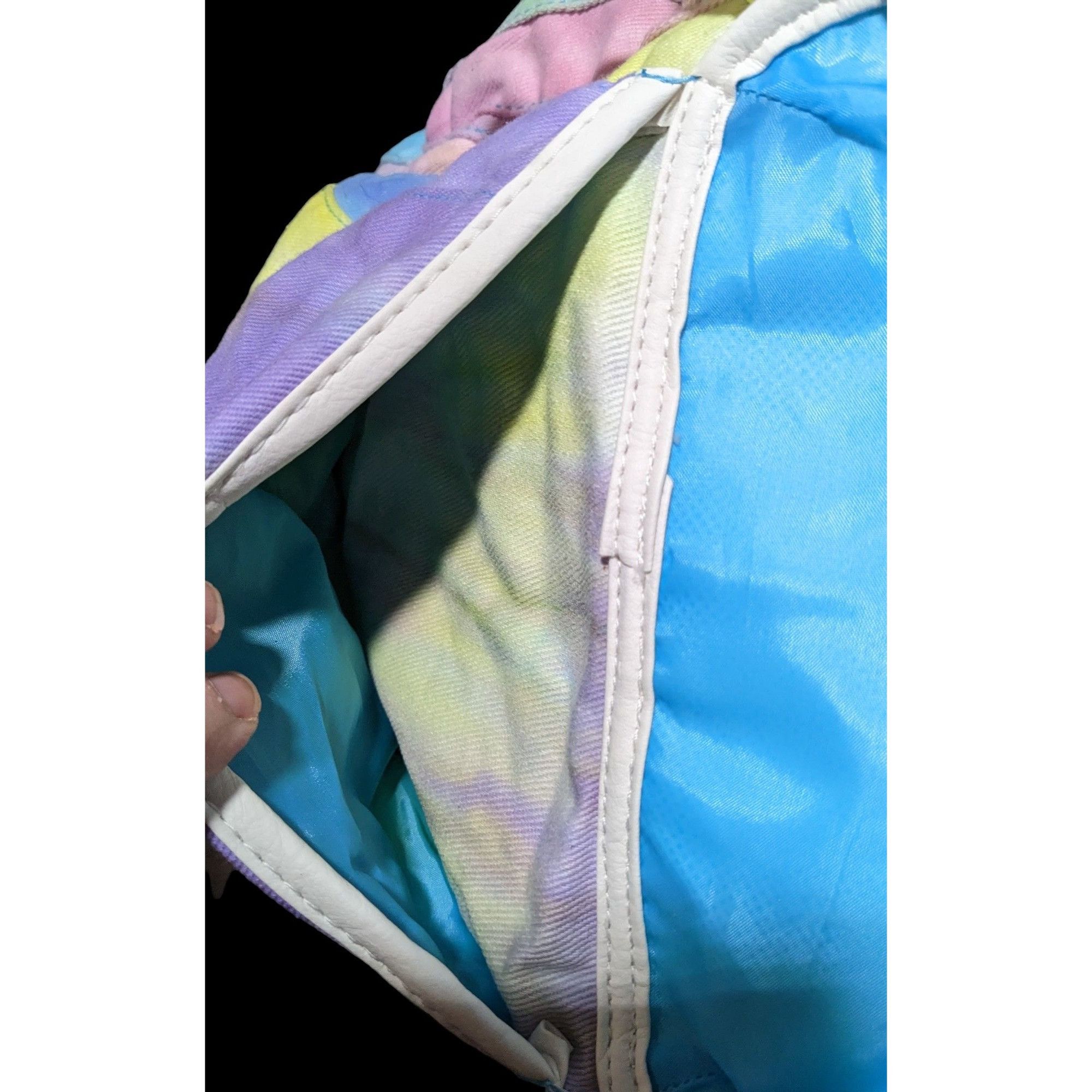 Other Candies Rainbow Tie Dye Glitter Strap Backpack Size ONE SIZE - 6 Thumbnail